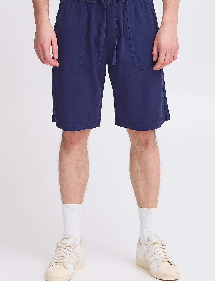 Blend - BHMORGAN Shorts - short décontracté - dress blues - 4