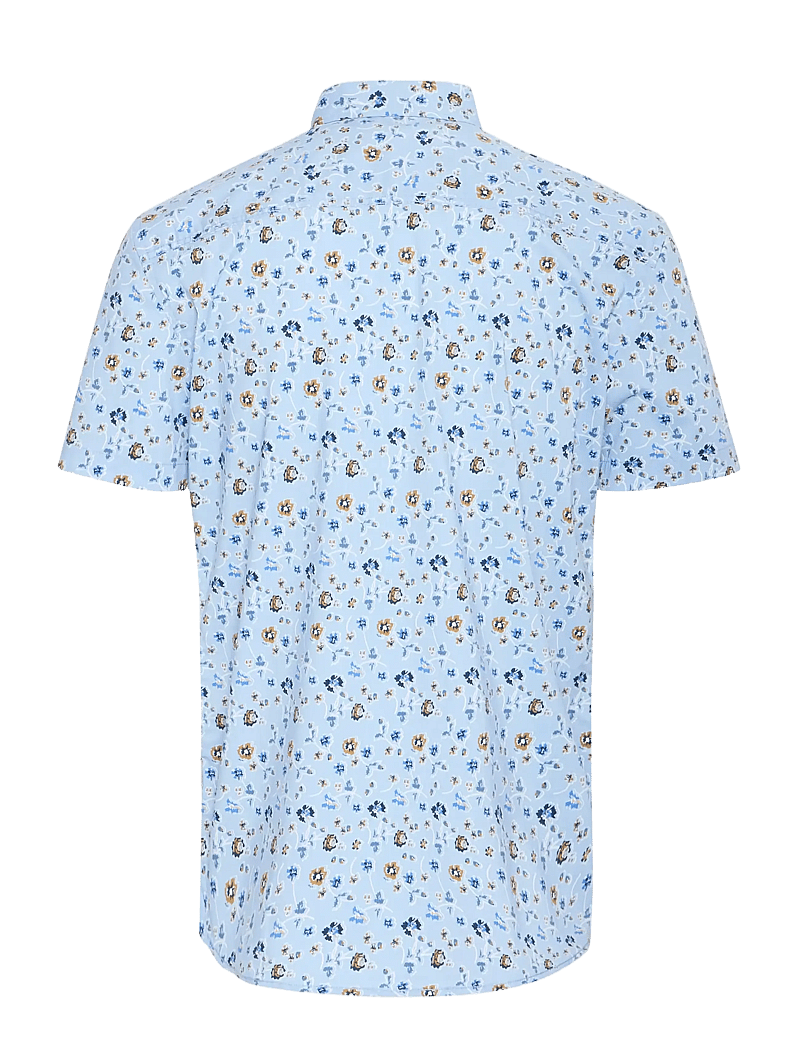 Blend - BHABASI Shirt - mönstrade skjortor - blue bell - 2