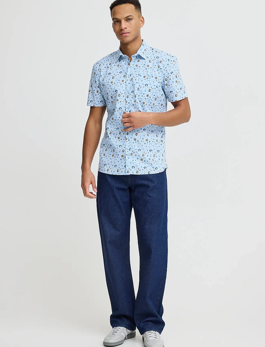 Blend - BHABASI Shirt - pattern shirts - blue bell - 0