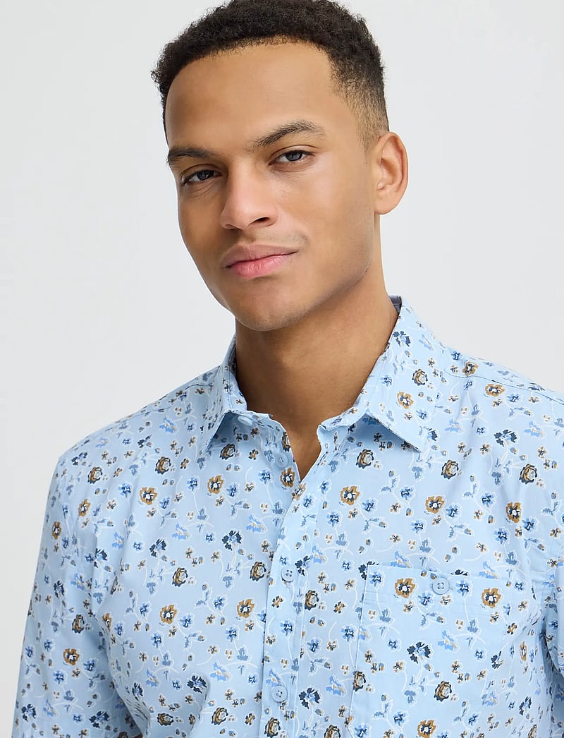 Blend - BHABASI Shirt - mönstrade skjortor - blue bell - 4