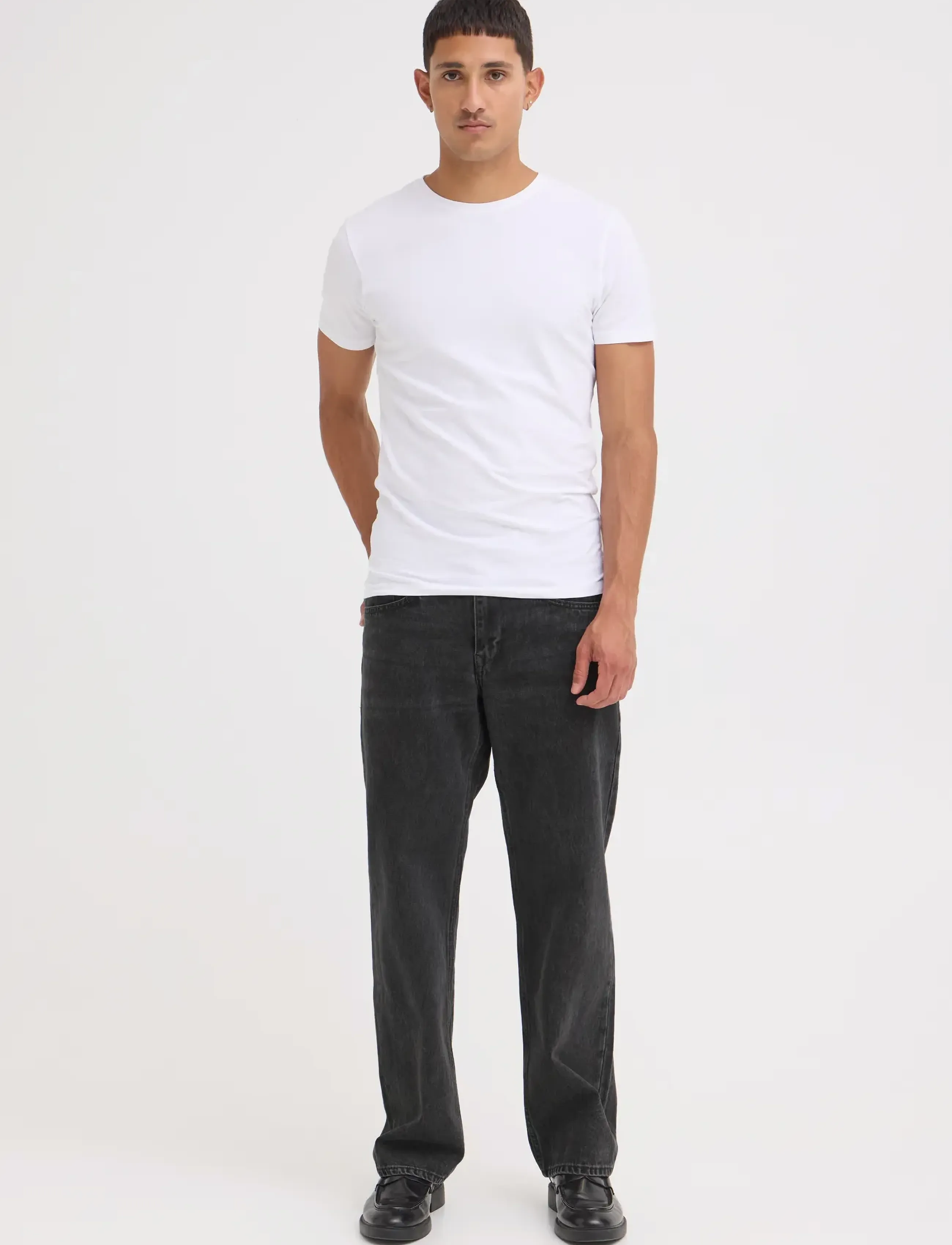 Blend - BHFLAKE LOOSE FIT - weite jeans - denim grey - 0