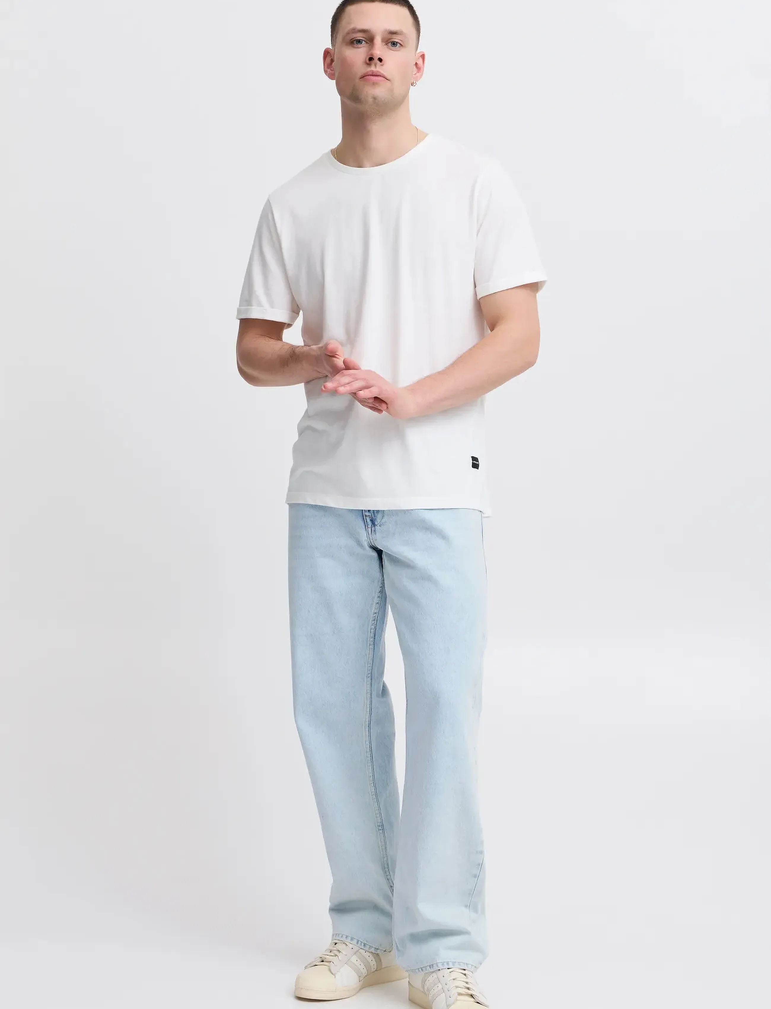 Blend - BHFLAKE LOOSE FIT - alt laienevad teksad - denim light blue - 0