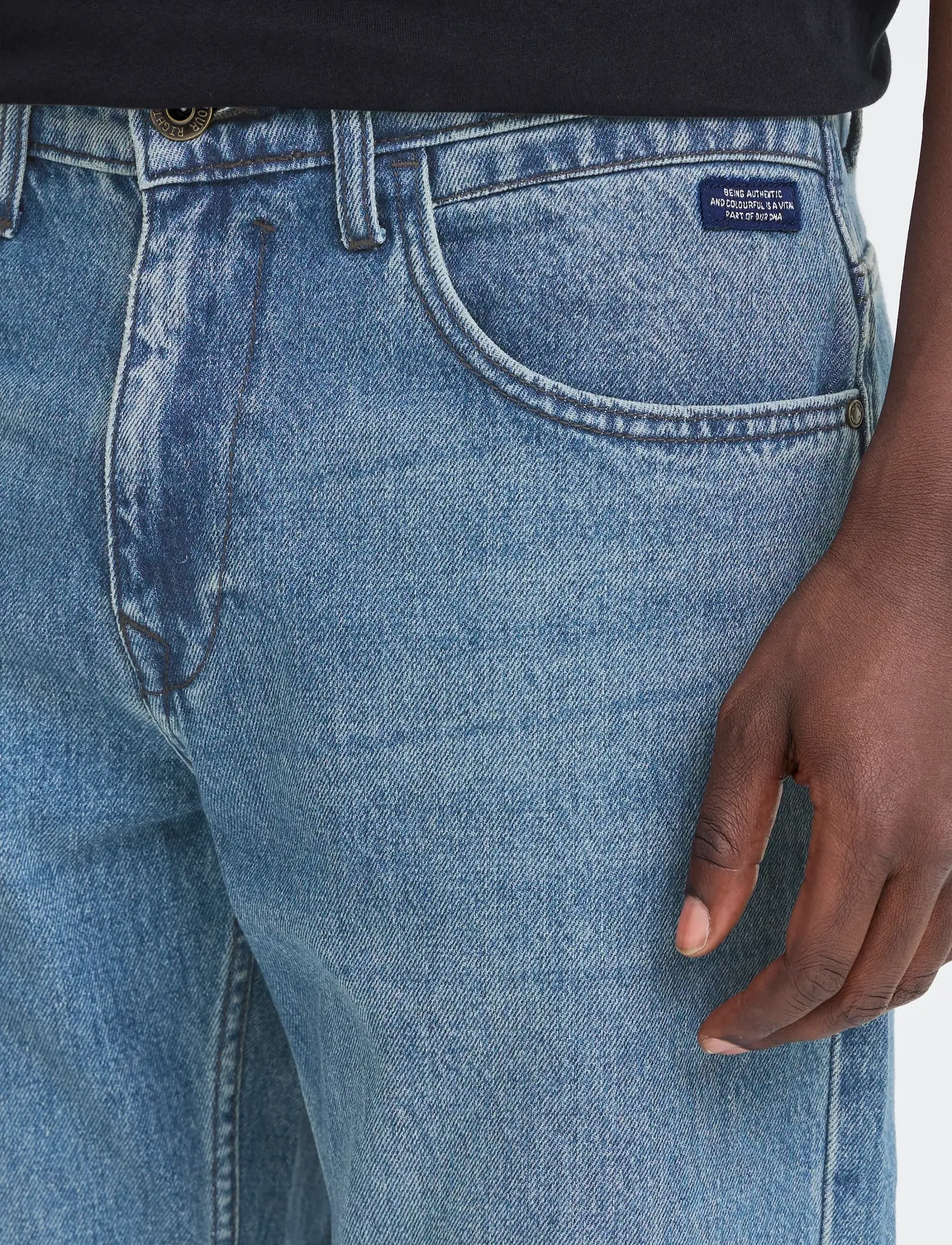 Blend - BHFLAKE LOOSE FIT - loose jeans - denim middle blue - 4