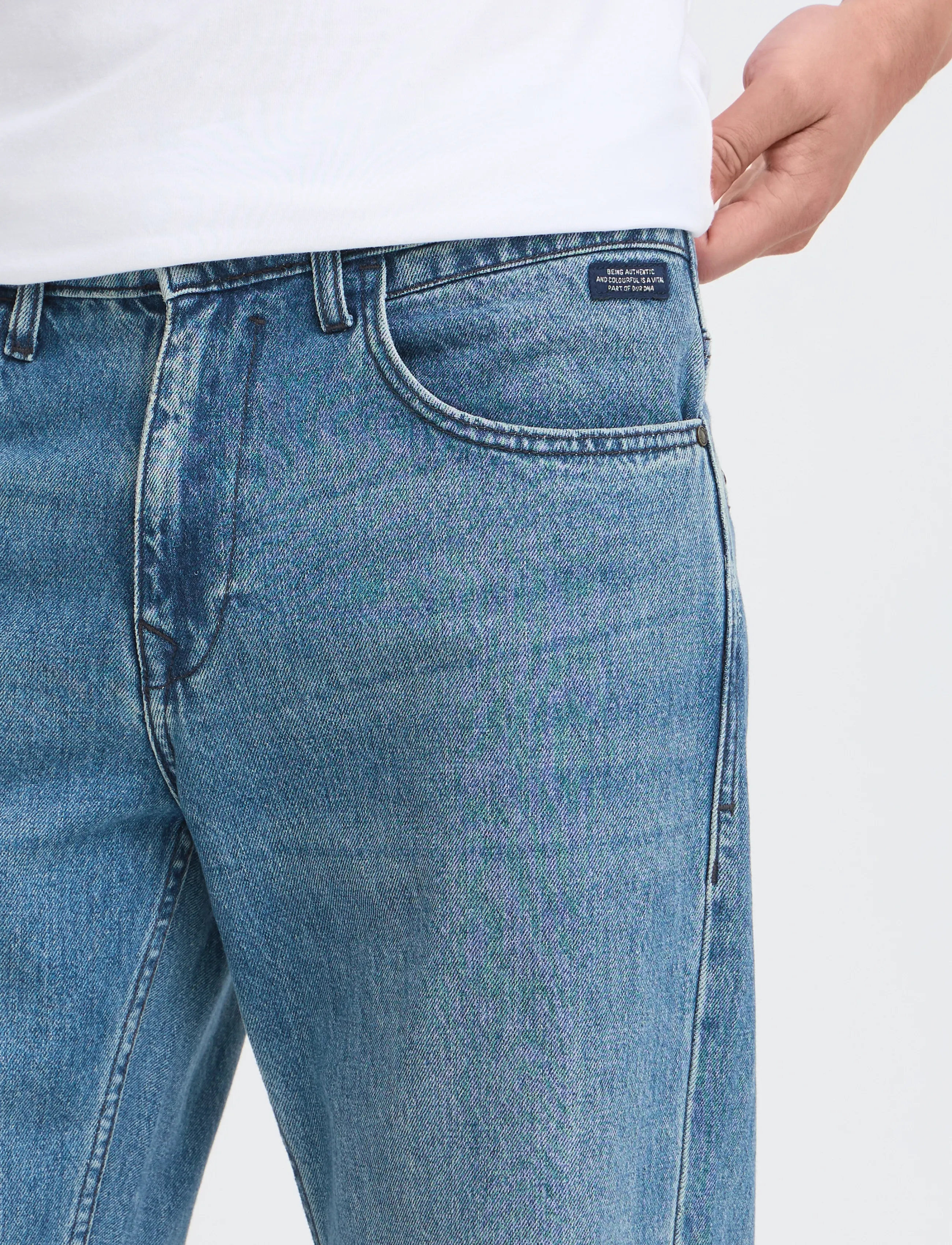 Blend - BHFLAKE LOOSE FIT - hosen & jeans - denim middle blue - 4