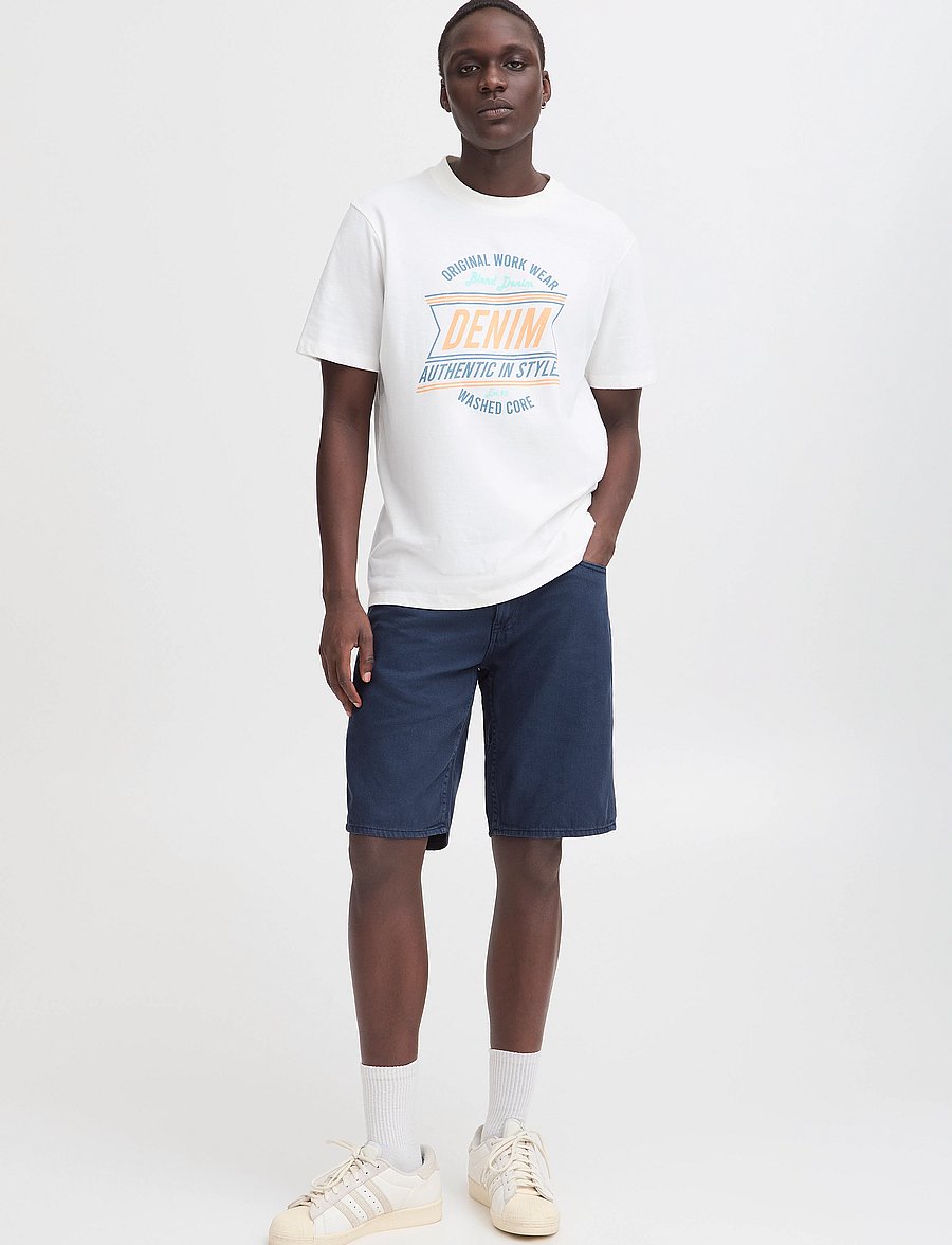 Blend - BHBLIZZARD-Denimshorts - jeansshorts - dress blues - 0