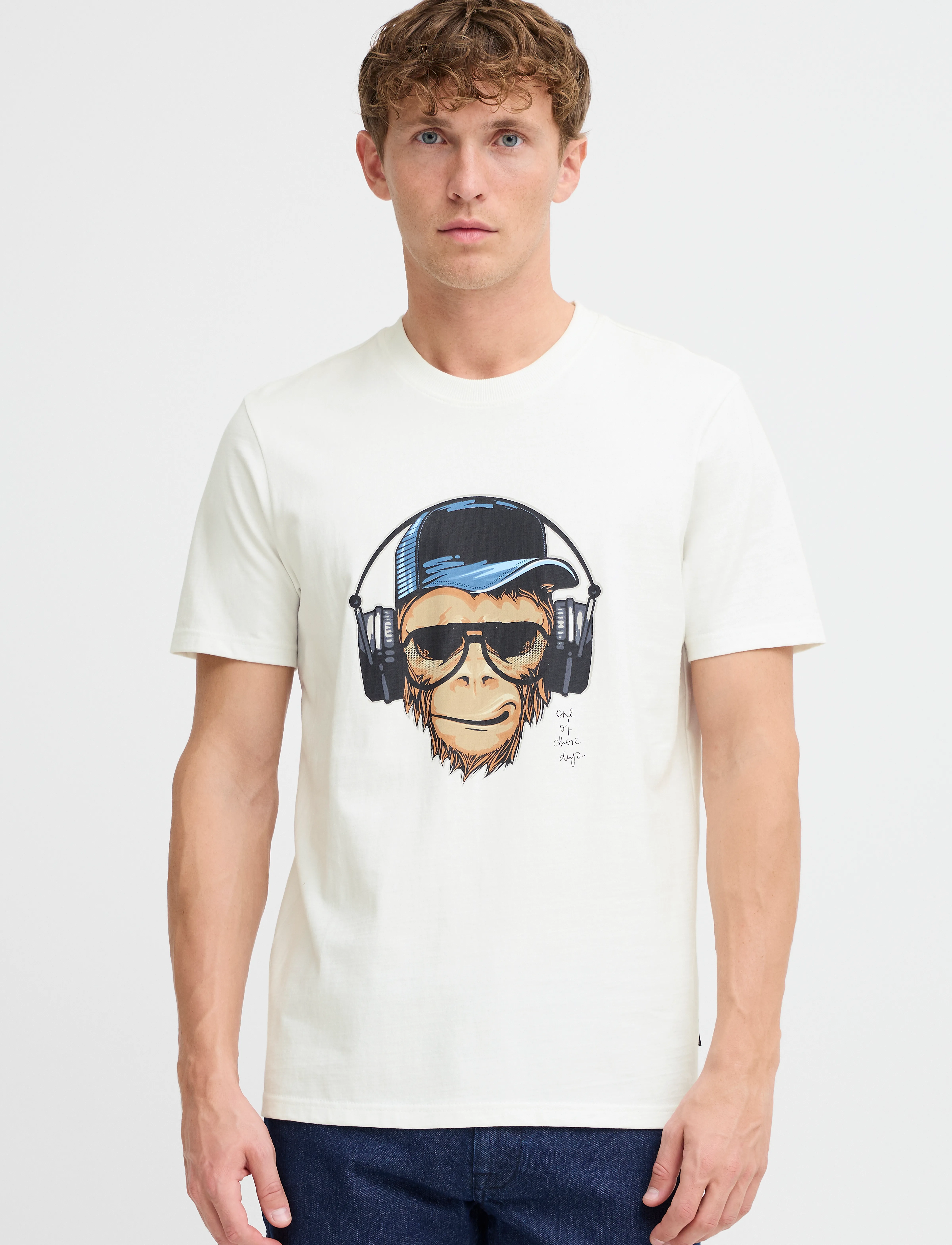 Blend - BHJAVOR Tee - white abe - 4