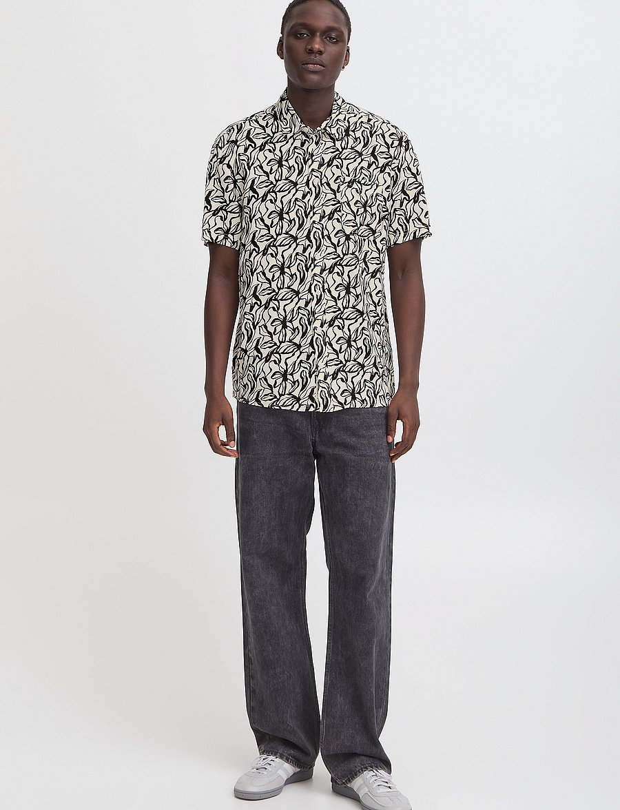 Blend - BHAVIAN Shirt - short-sleeved shirts - black - 0