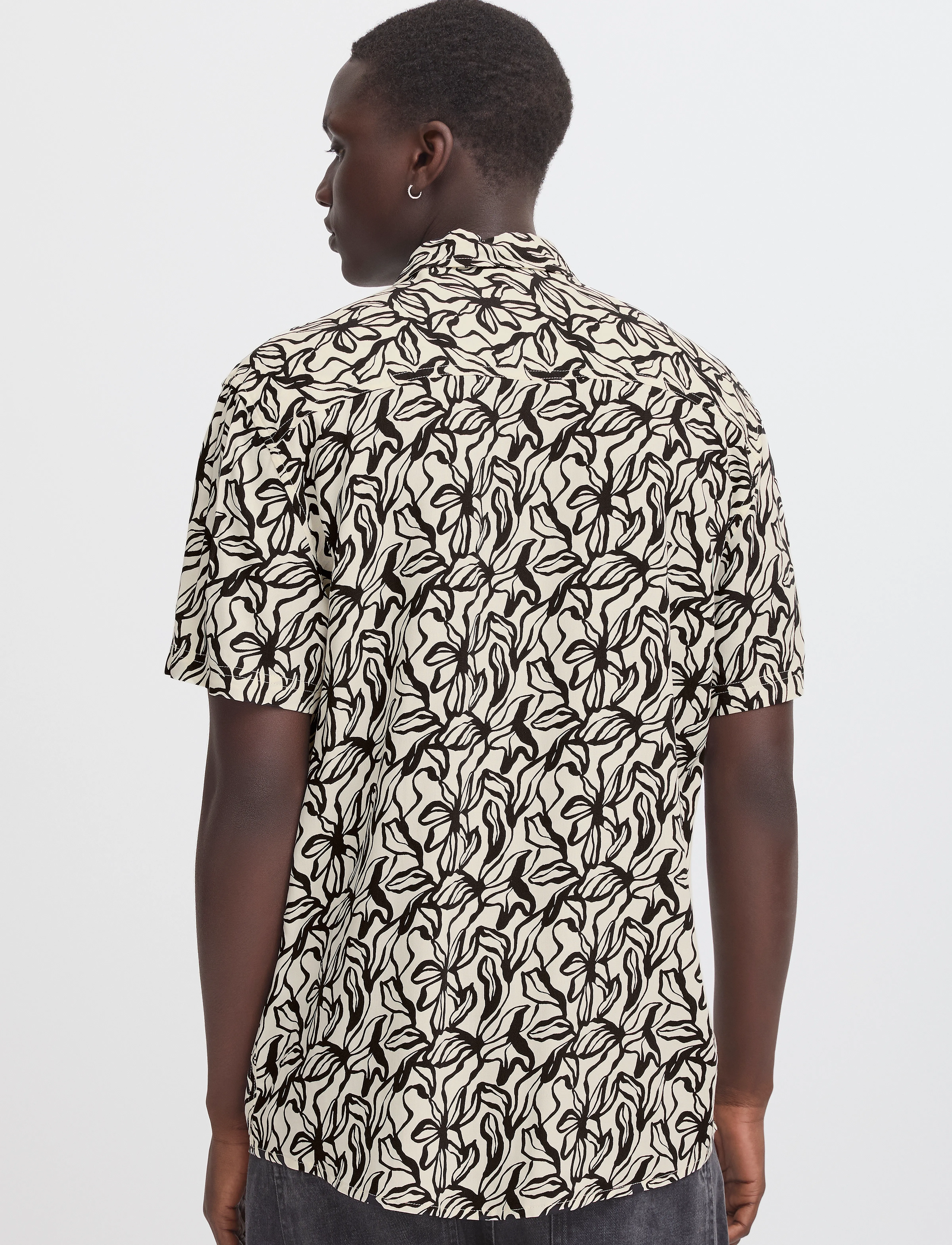 Blend - BHAVIAN Shirt - short-sleeved shirts - black - 3