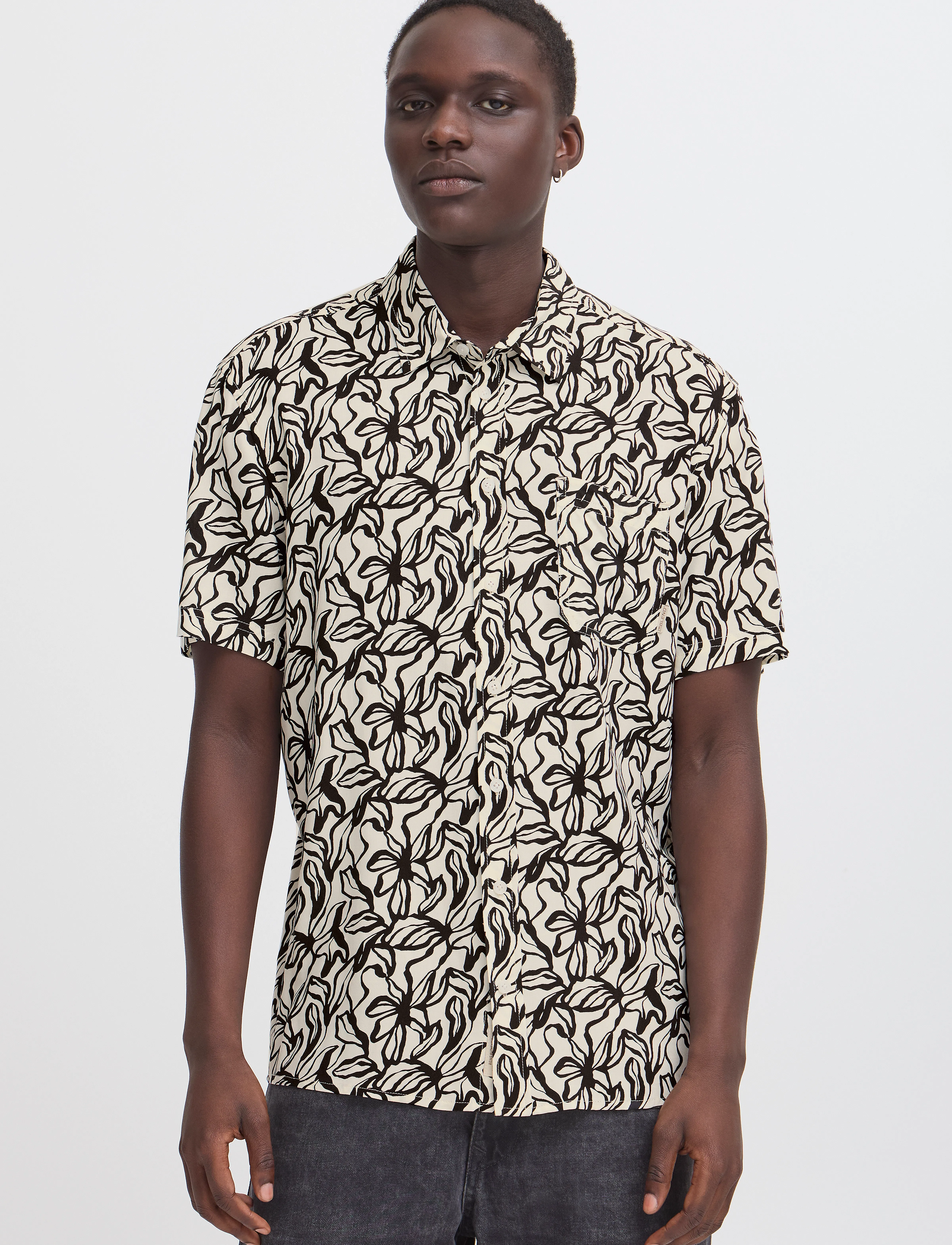 Blend - BHAVIAN Shirt - short-sleeved shirts - black - 4