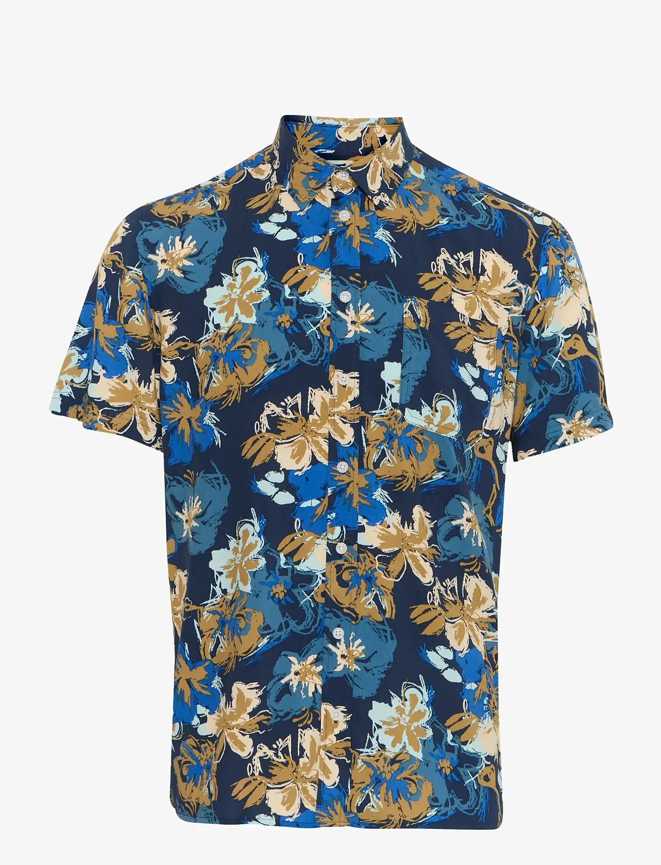 Blend - BHATLE Shirt - lühikeste varrukatega särgid - dress blues - 1