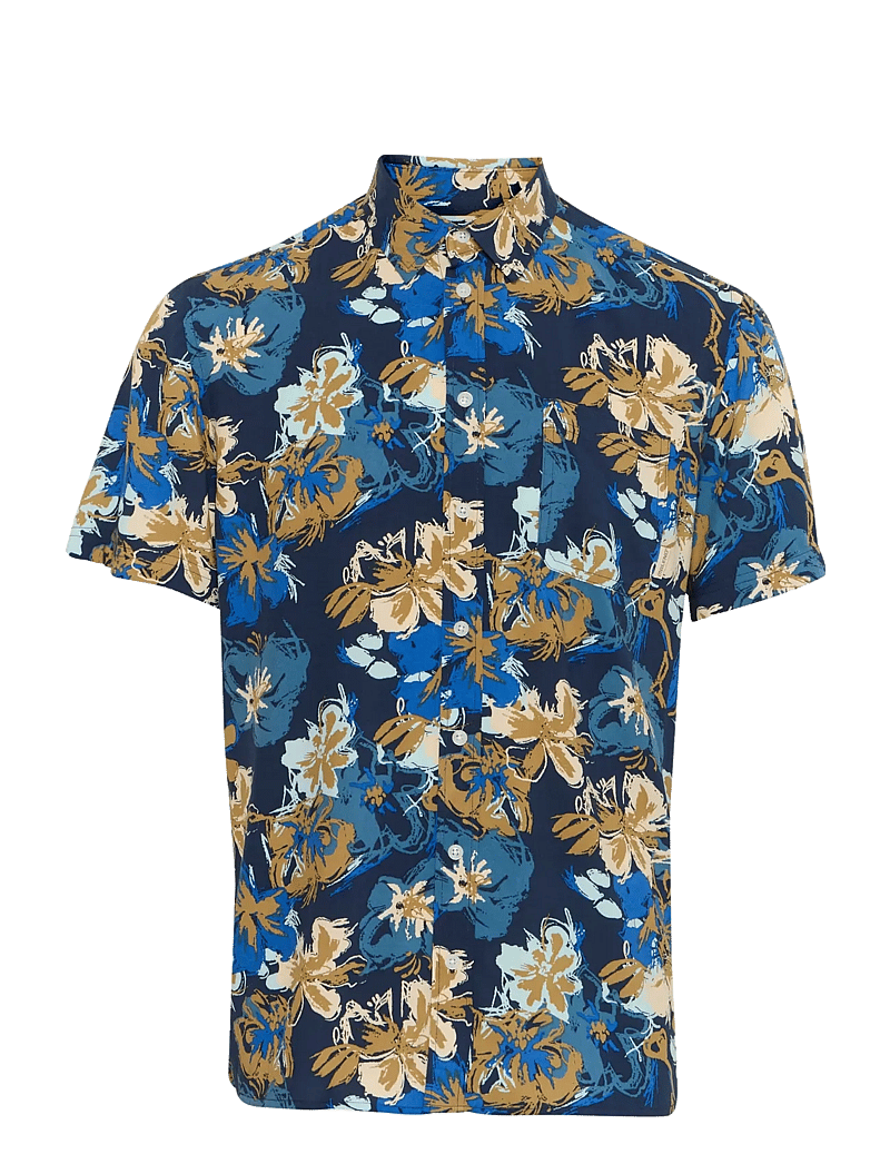 Blend - BHATLE Shirt - lühikeste varrukatega särgid - dress blues - 1