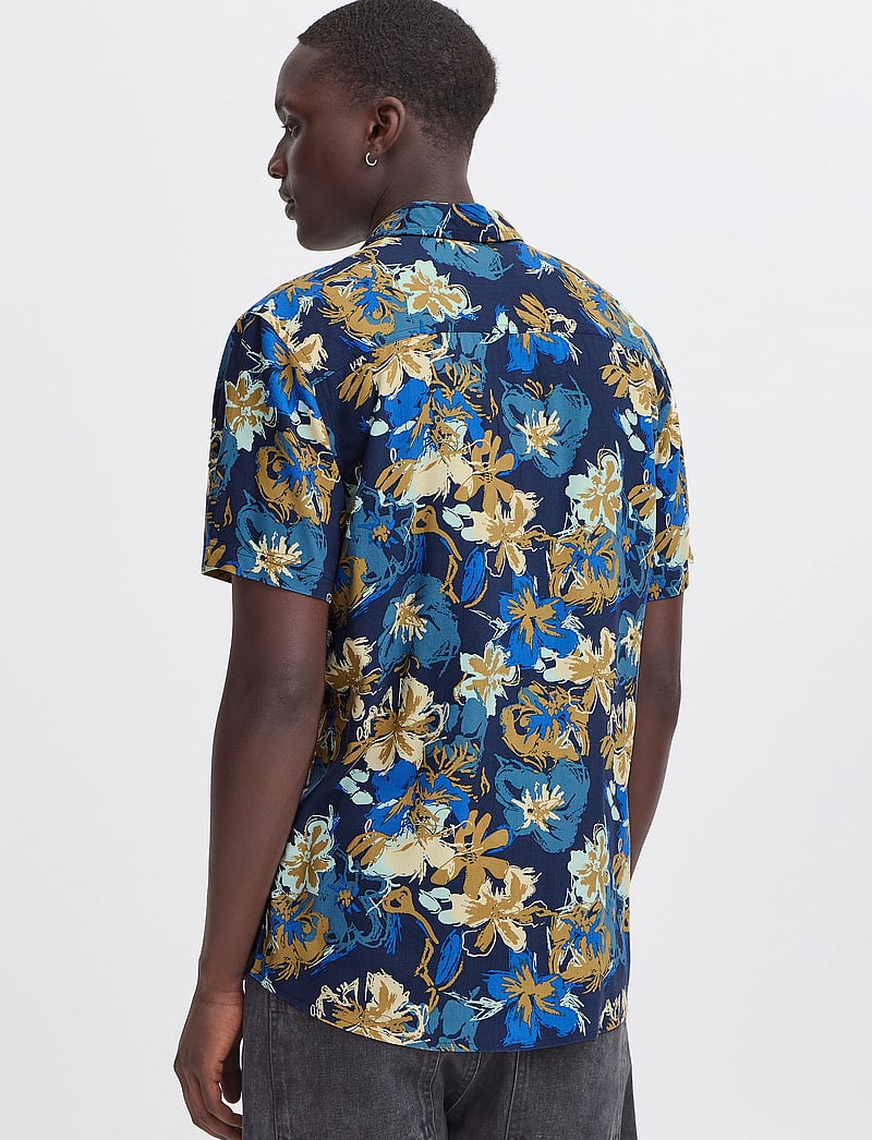 Blend - BHATLE Shirt - lühikeste varrukatega särgid - dress blues - 3