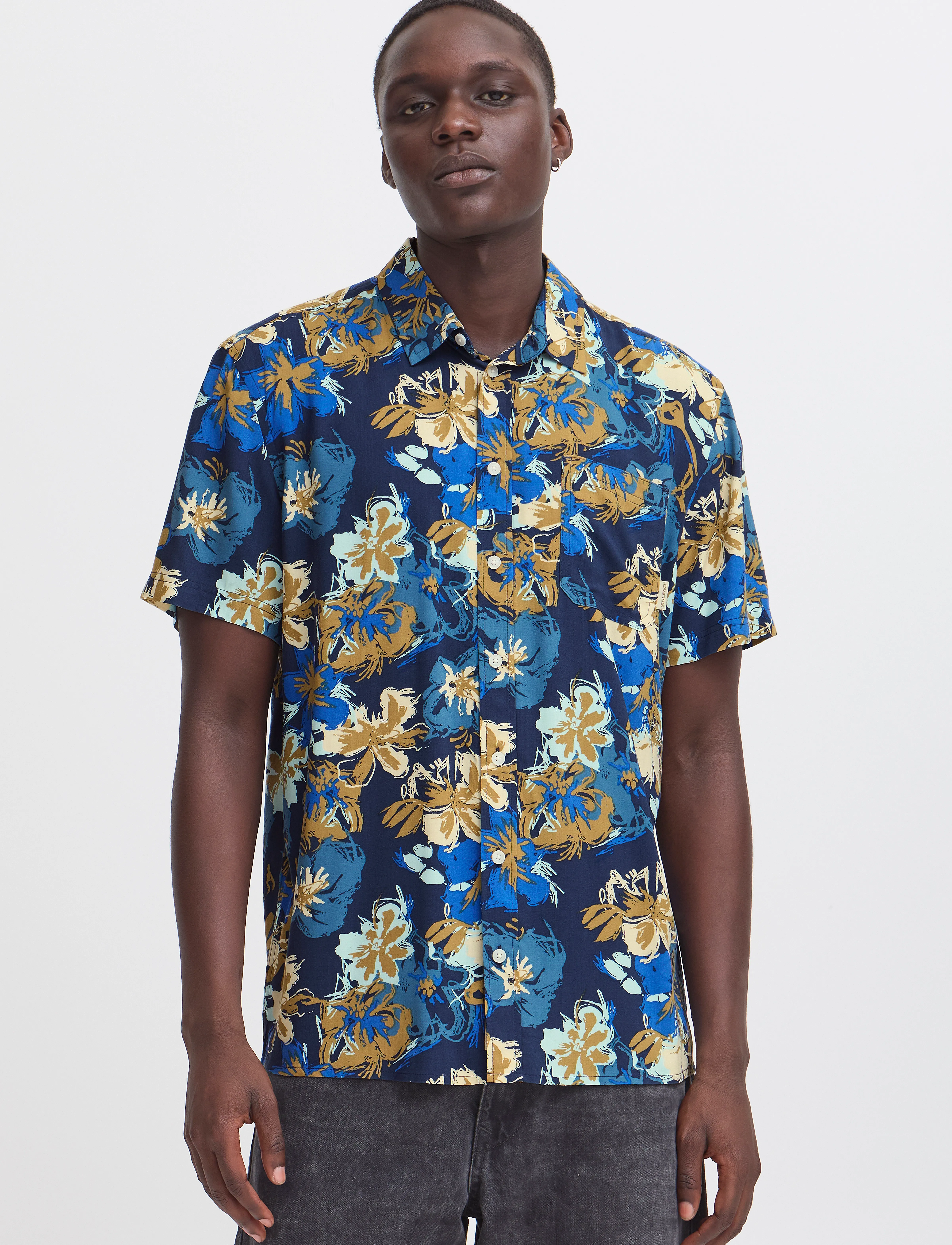 Blend - BHATLE Shirt - overhemden met korte mouw - dress blues - 4