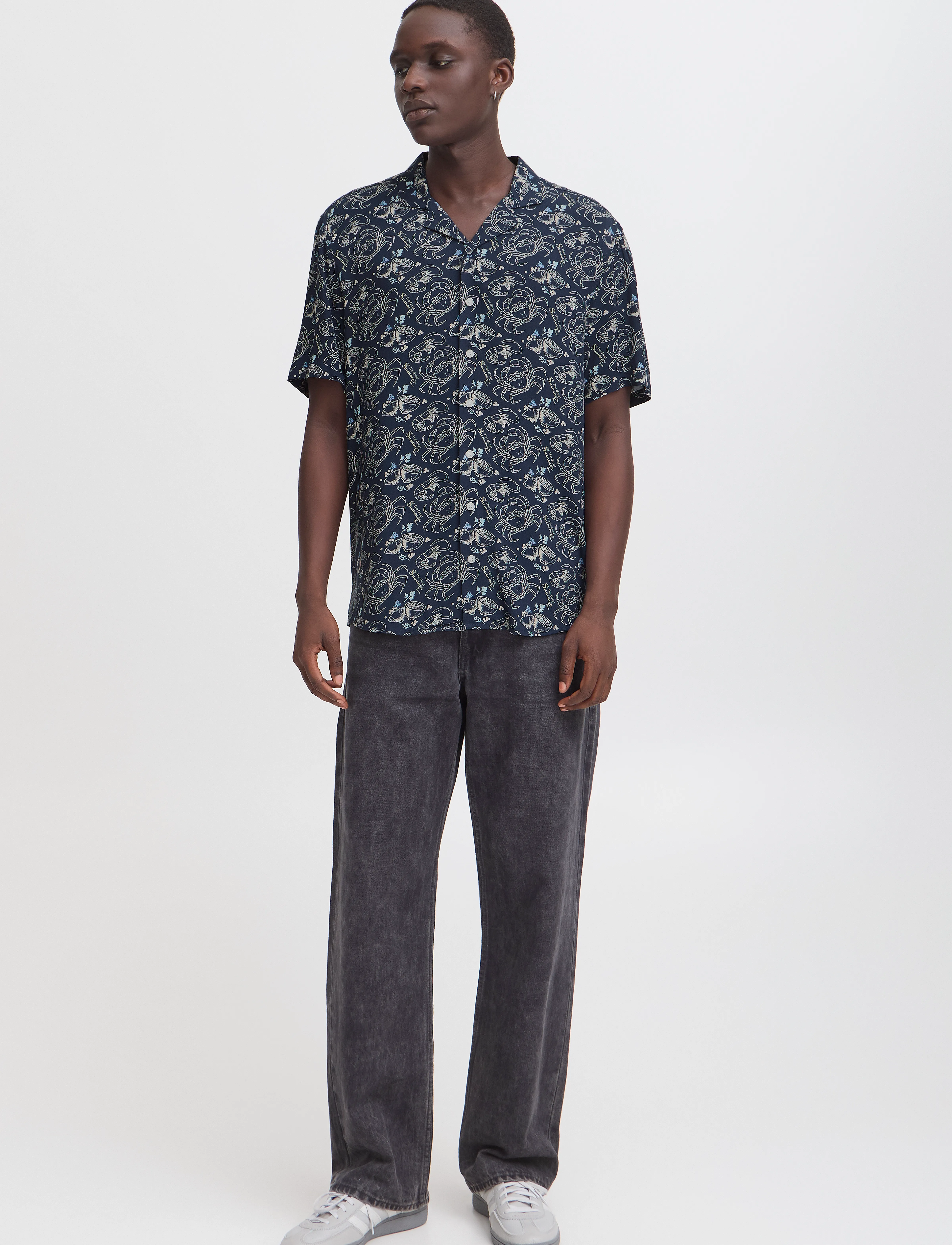 Blend Bhascot Shirt, M, Shirts, Mehrfarbig/gemustert - Short-sleeved Männerswear