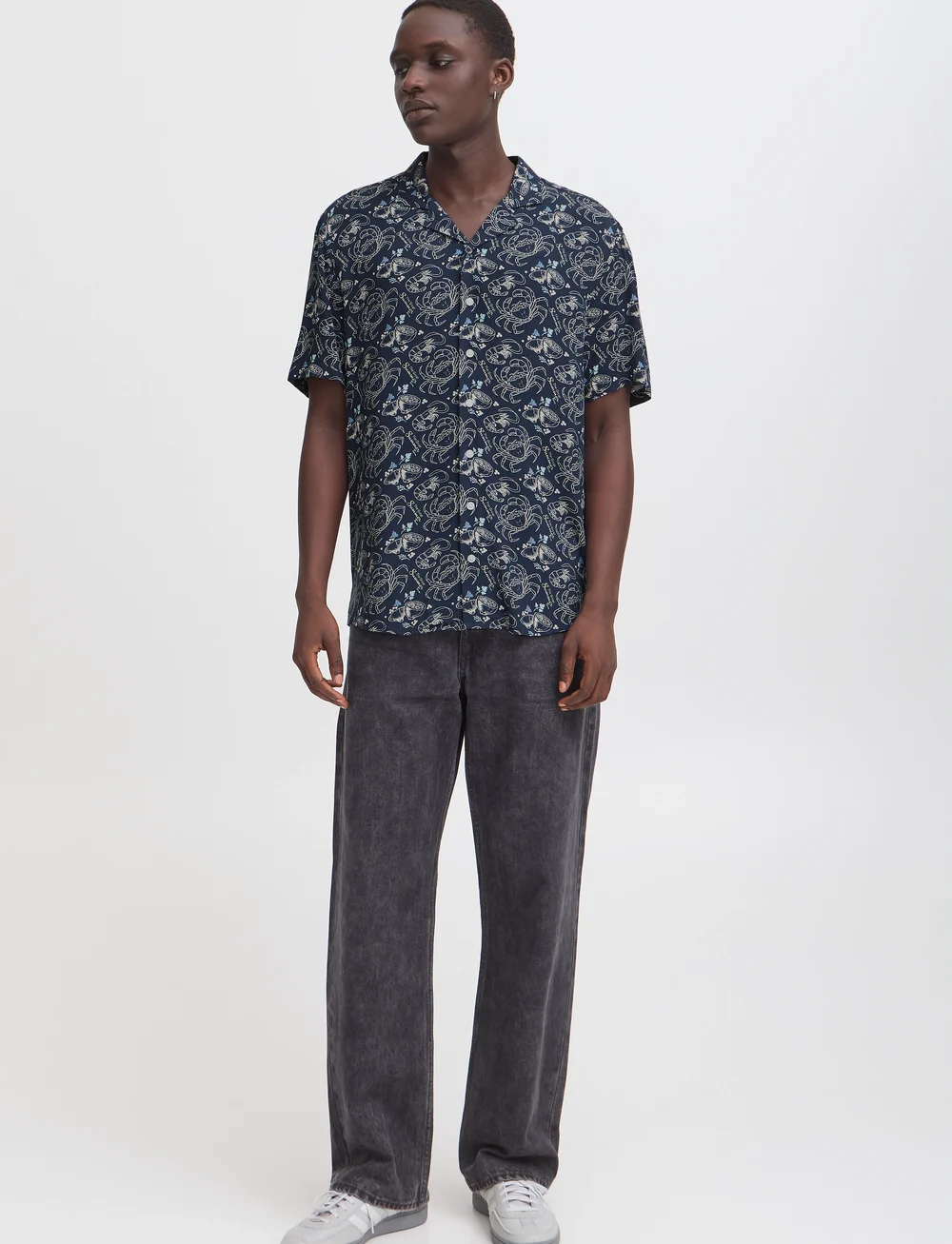 Blend - BHASCOT Shirt - kortærmede skjorter - dress blues - 0