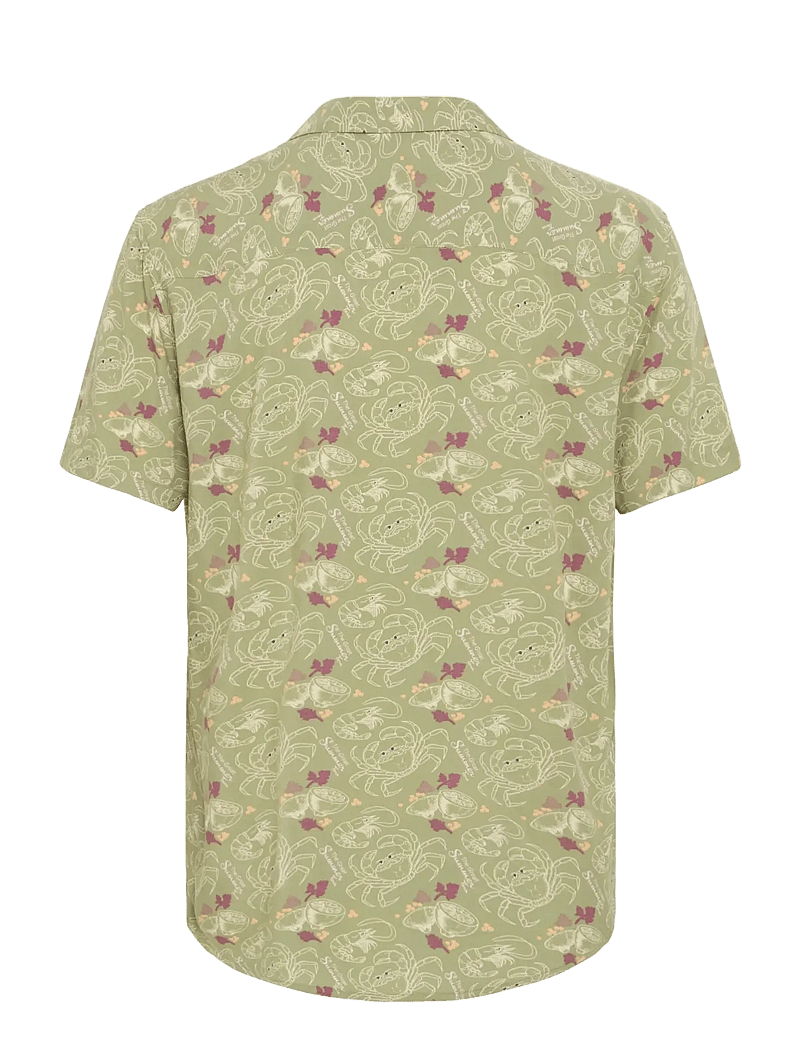 Blend - BHASCOT Shirt - kortærmede skjorter - oil green - 2