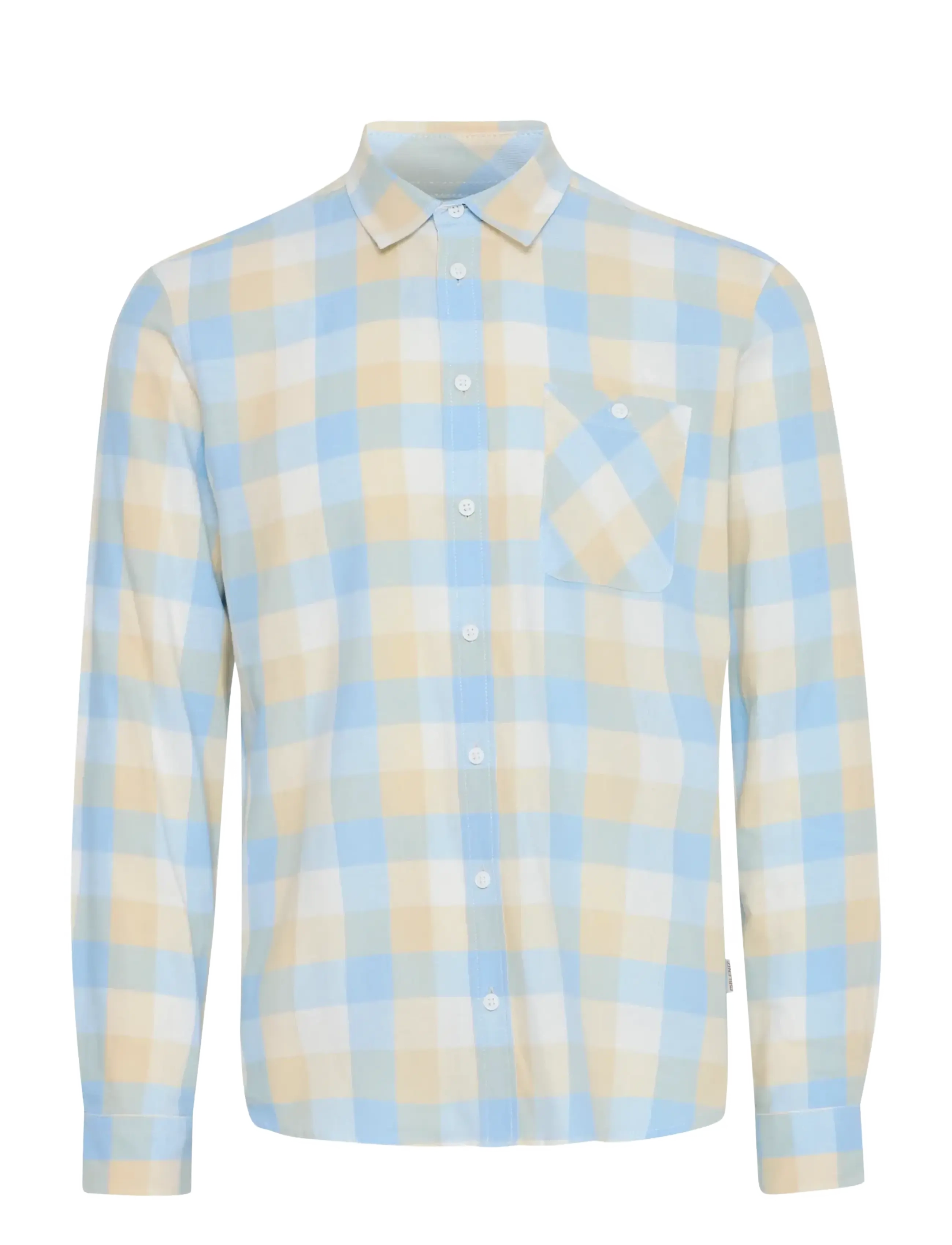 Blend Bhbenny Shirt, 3XL, Blue, Shirts > Checkered Shirt, Herre