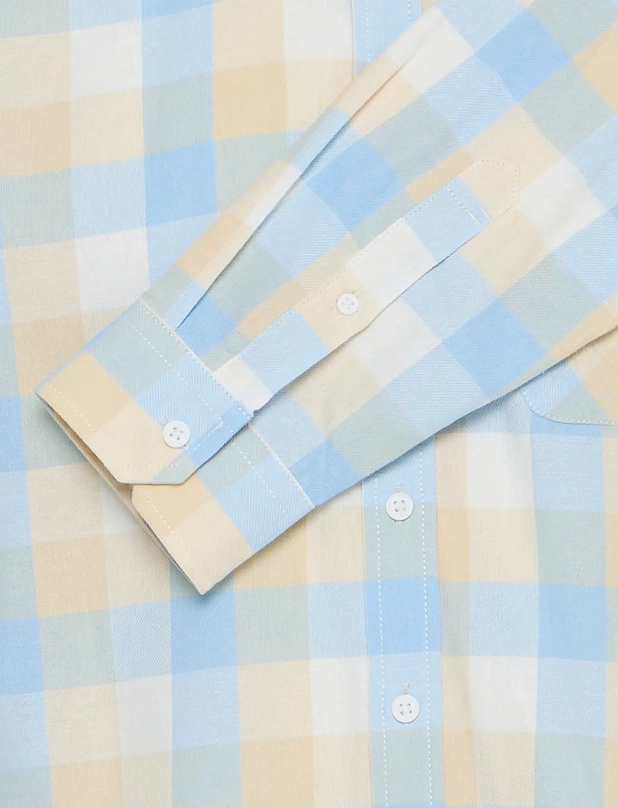 Blend - BHBENNY Shirt - ruudulised särgid - blue bell - 2