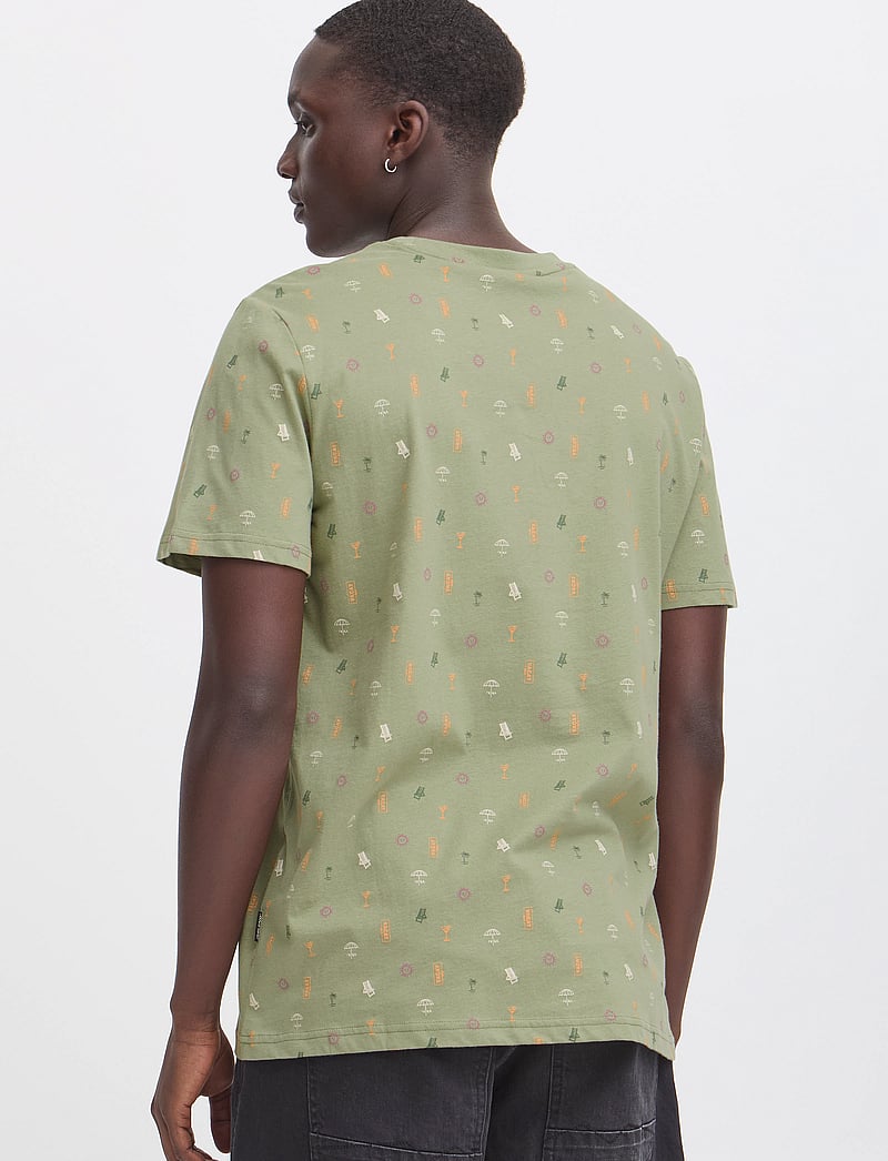 Blend - BHJERG tee - kortärmade t-shirts - oil green - 3