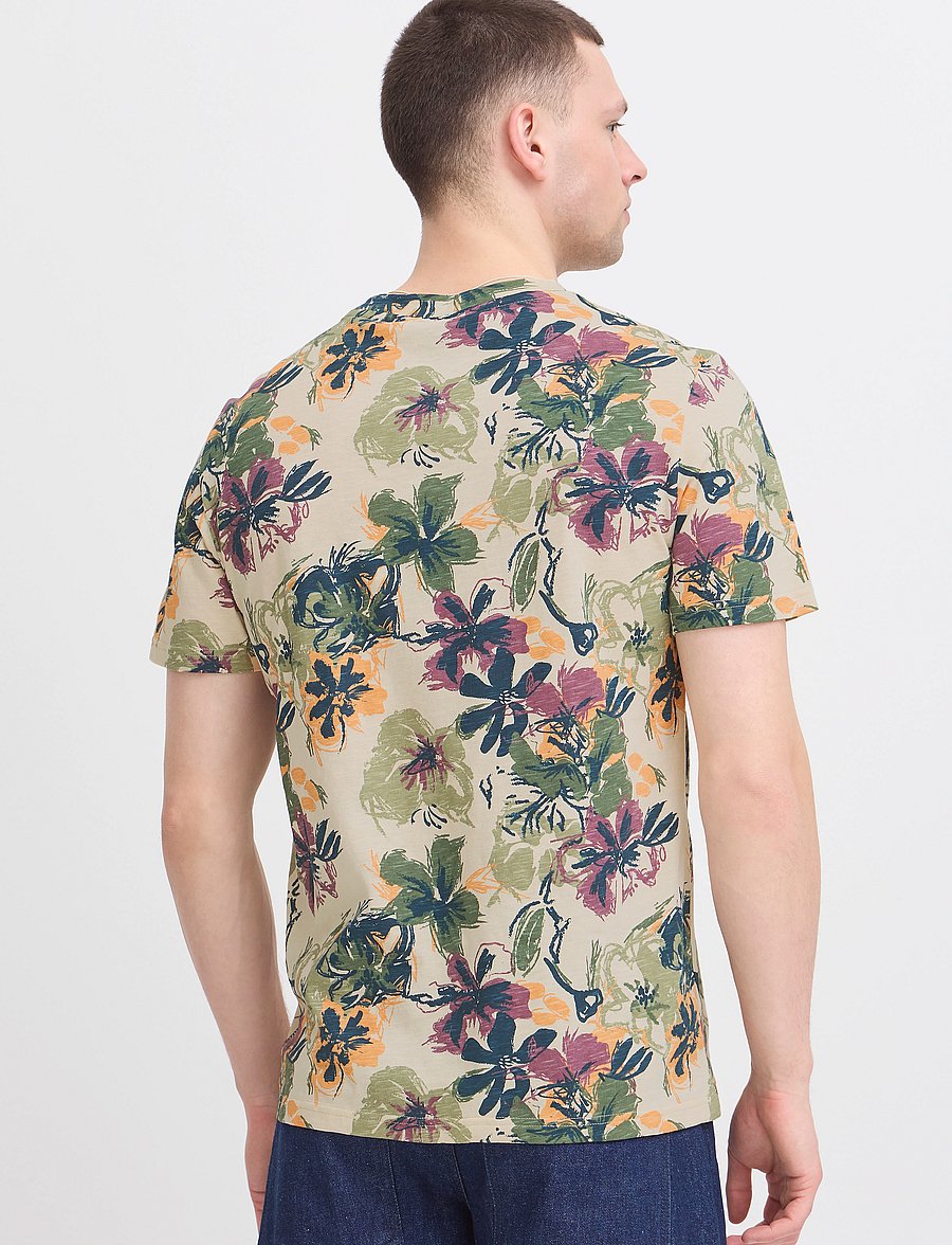 Blend - BHJEMO tee - kortærmede skjorter - bleached sand - 3