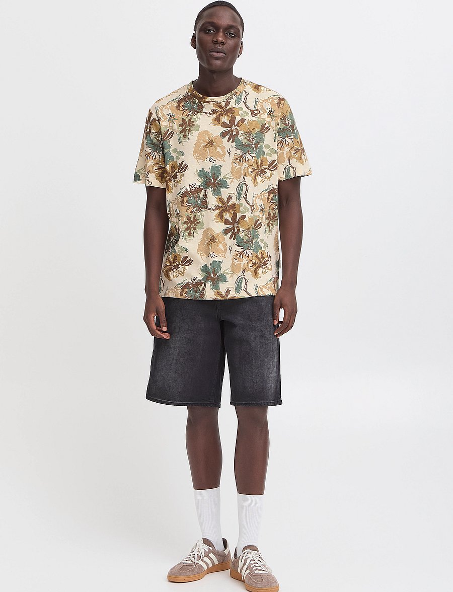 Blend - BHJEMO tee - kortærmede skjorter - oil green - 0
