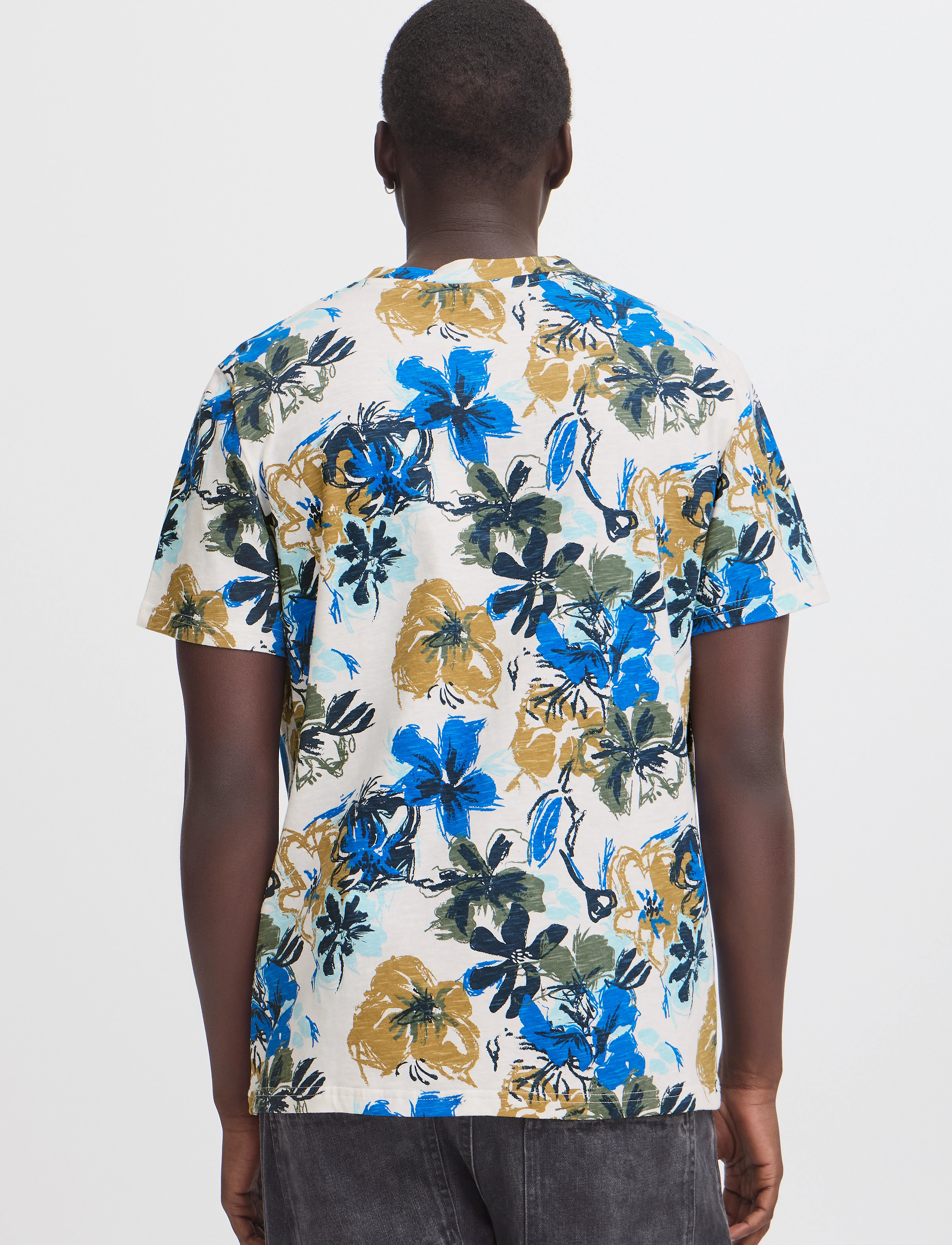 Blend - BHJEMO tee - short-sleeved shirts - snow white - 3