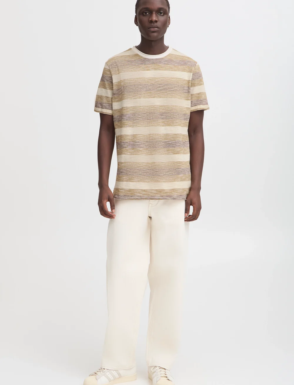 Blend - BHJELANI tee - kurzärmelig - bleached sand - 0