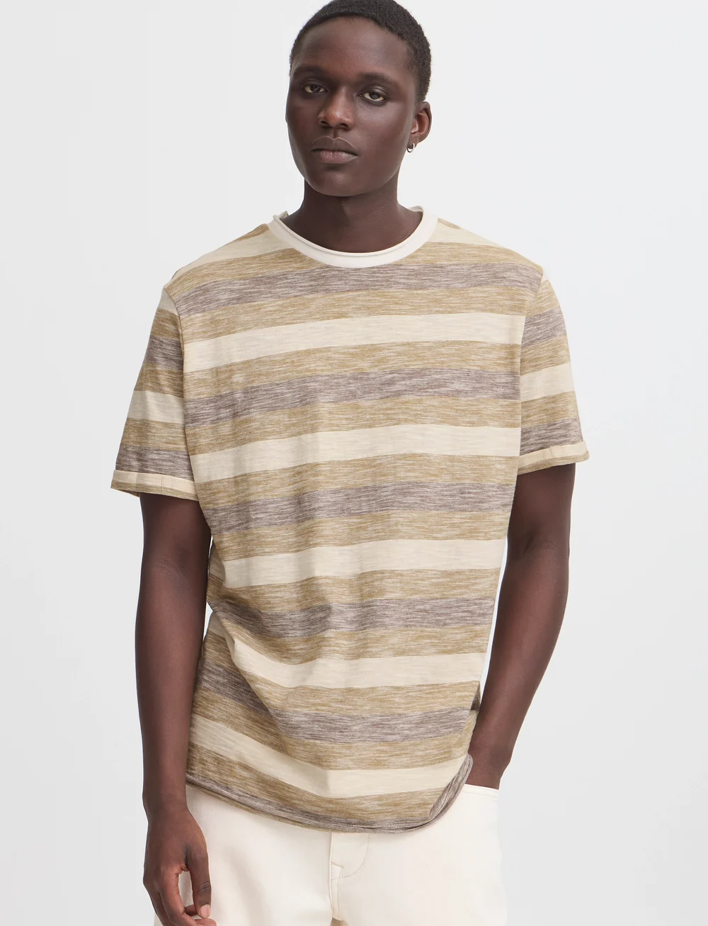 Blend - BHJELANI tee - kurzärmelig - bleached sand - 4