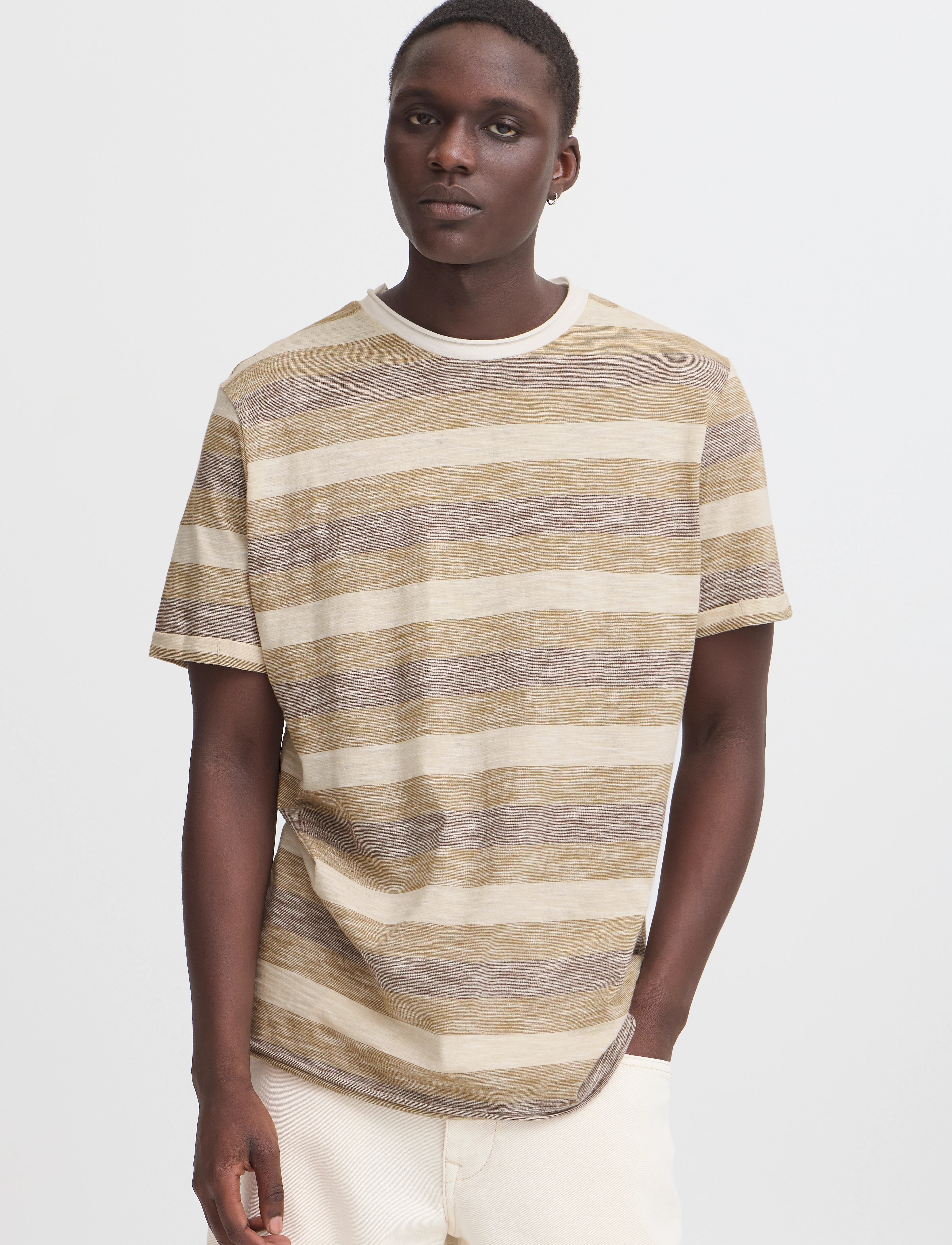 Blend - BHJELANI tee - bleached sand - 4