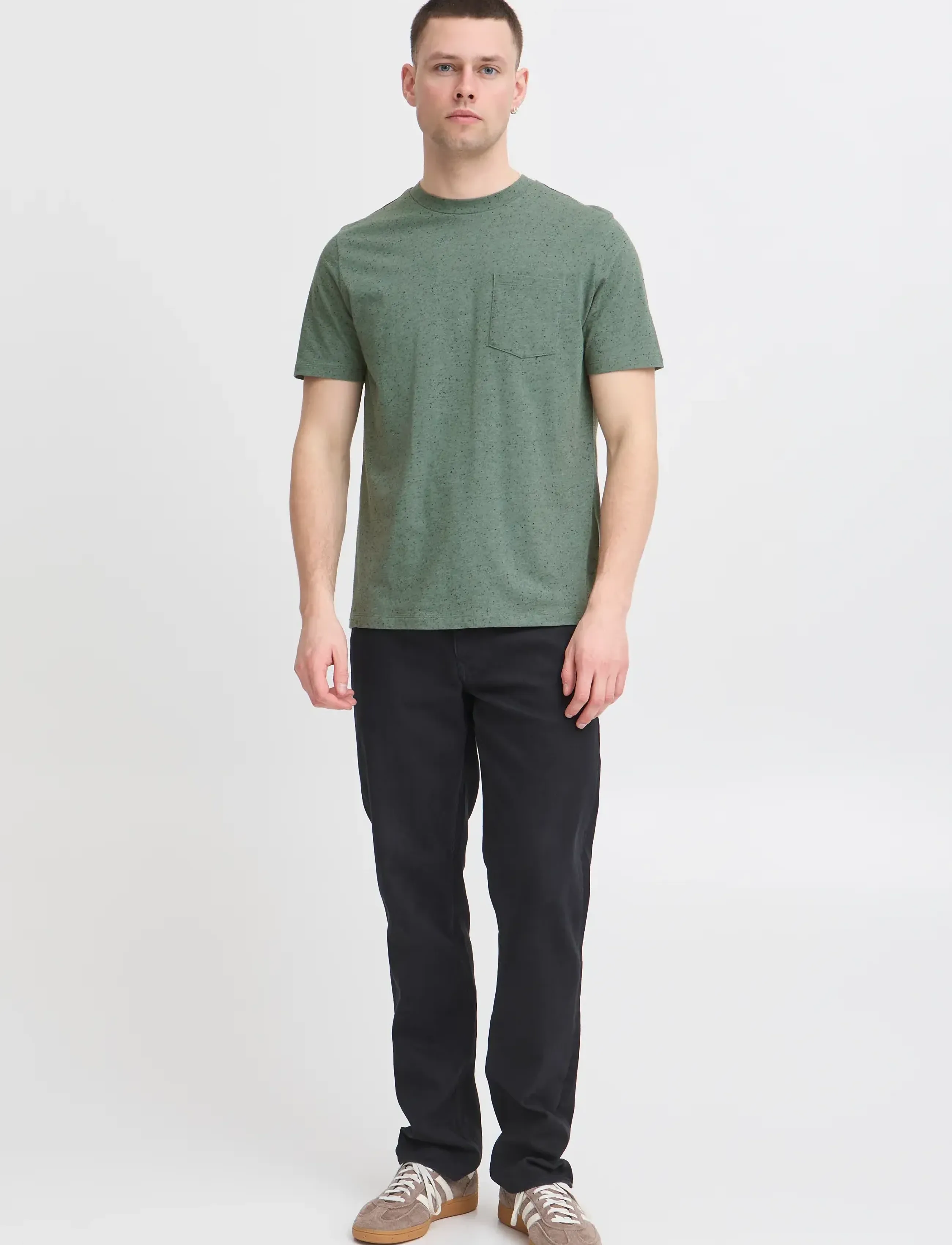 Blend BHJEVAN tee - Tøj - DUCK GREEN / khaki/green