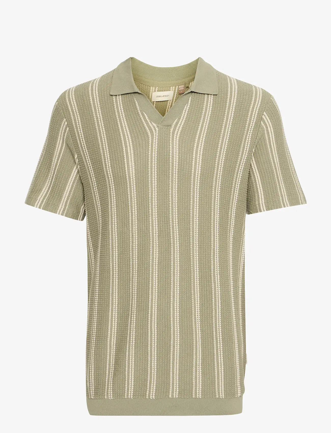 Blend - BHAMOS Pullover - kortärmade pikéer - oil green - 1