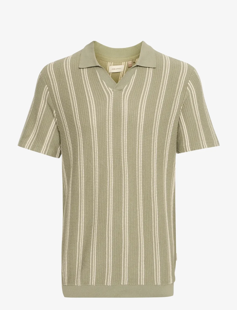 Blend - BHAMOS Pullover - stutterma polo - oil green - 1