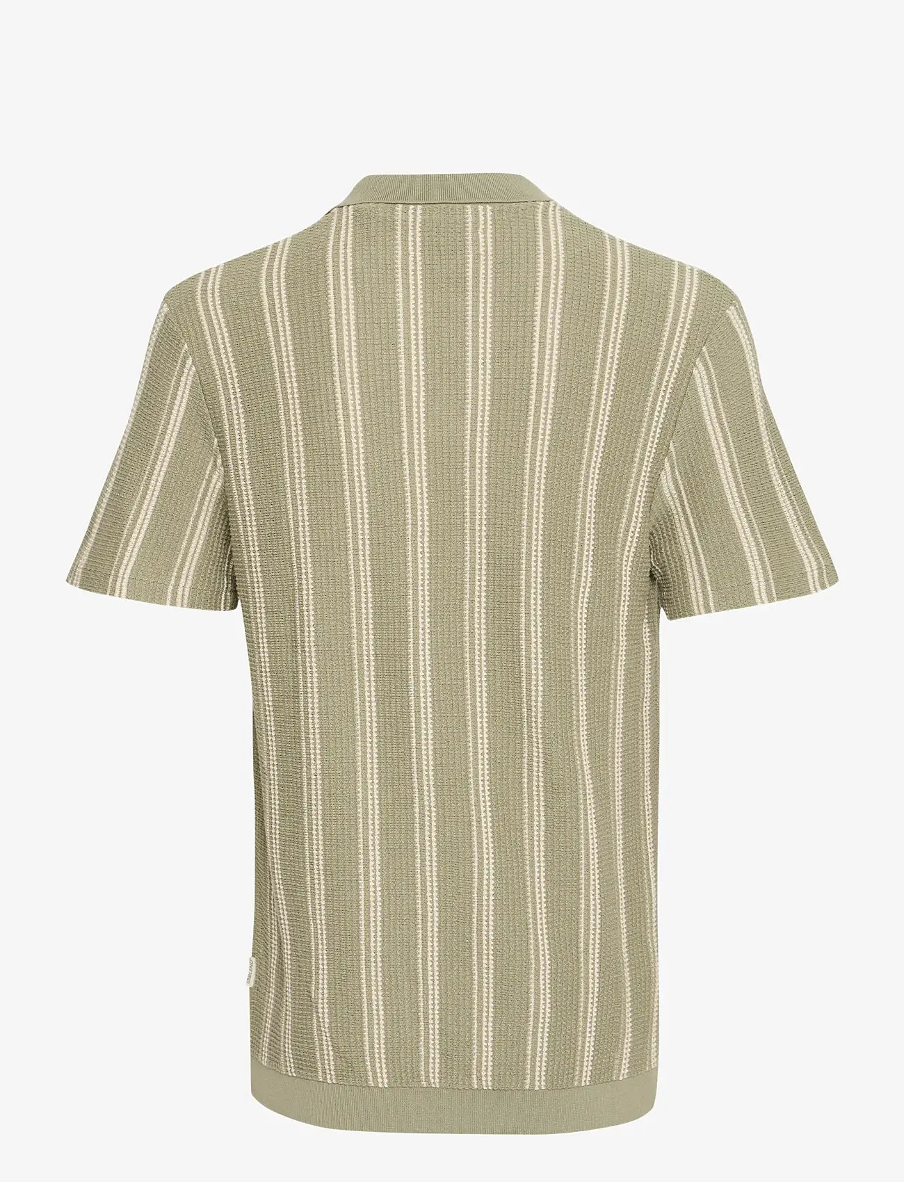 Blend - BHAMOS Pullover - kortärmade pikéer - oil green - 2