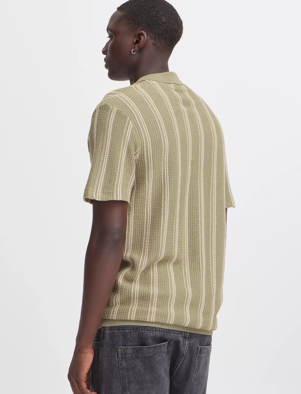 Blend - BHAMOS Pullover - korte mouwen - oil green - 3