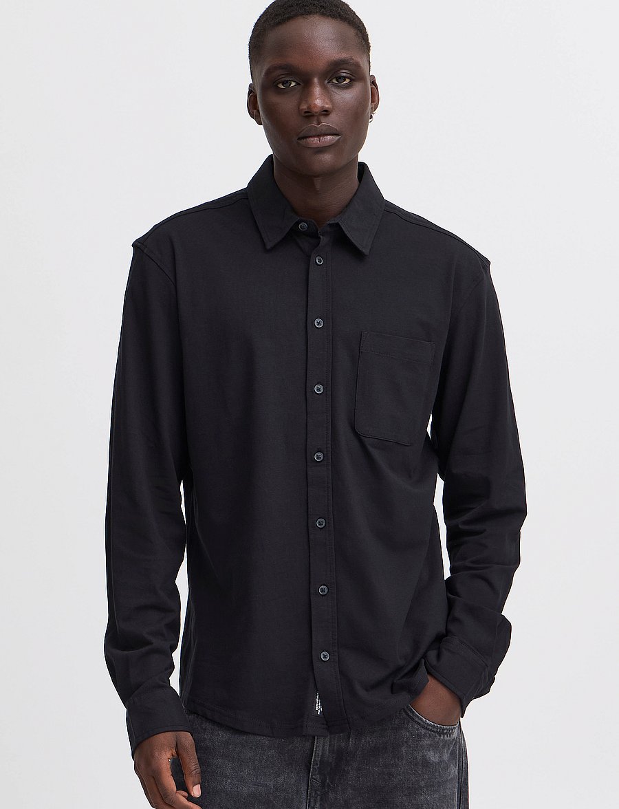 Blend - BHALO SHIRT - casual shirts - black - 4