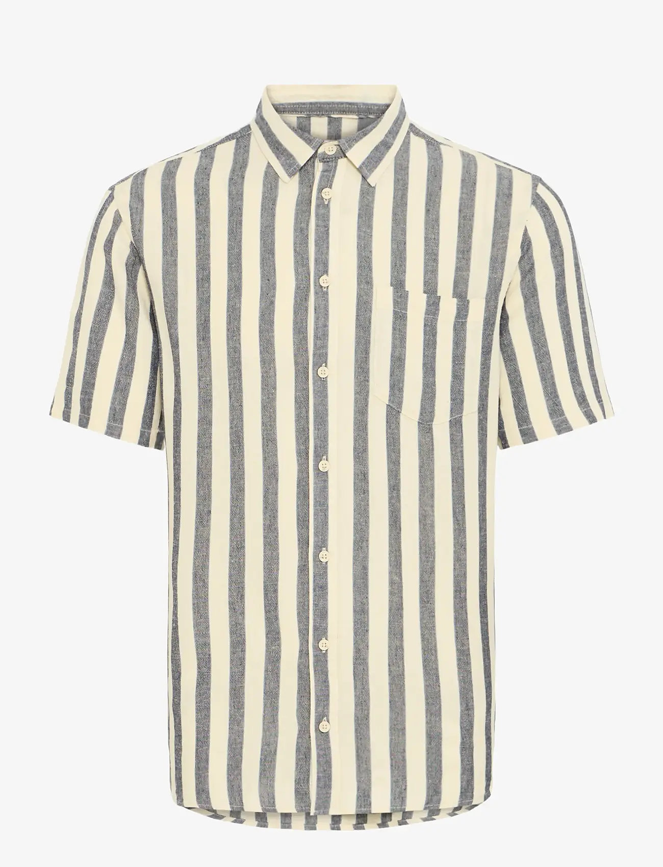 Blend - BHABAN Shirt - linen shirts - dress blues - 1