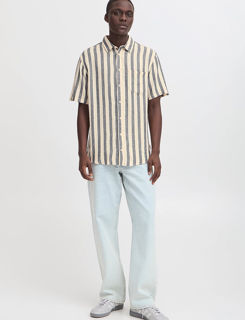 Blend - BHABAN Shirt - leinenhemden - dress blues - 0