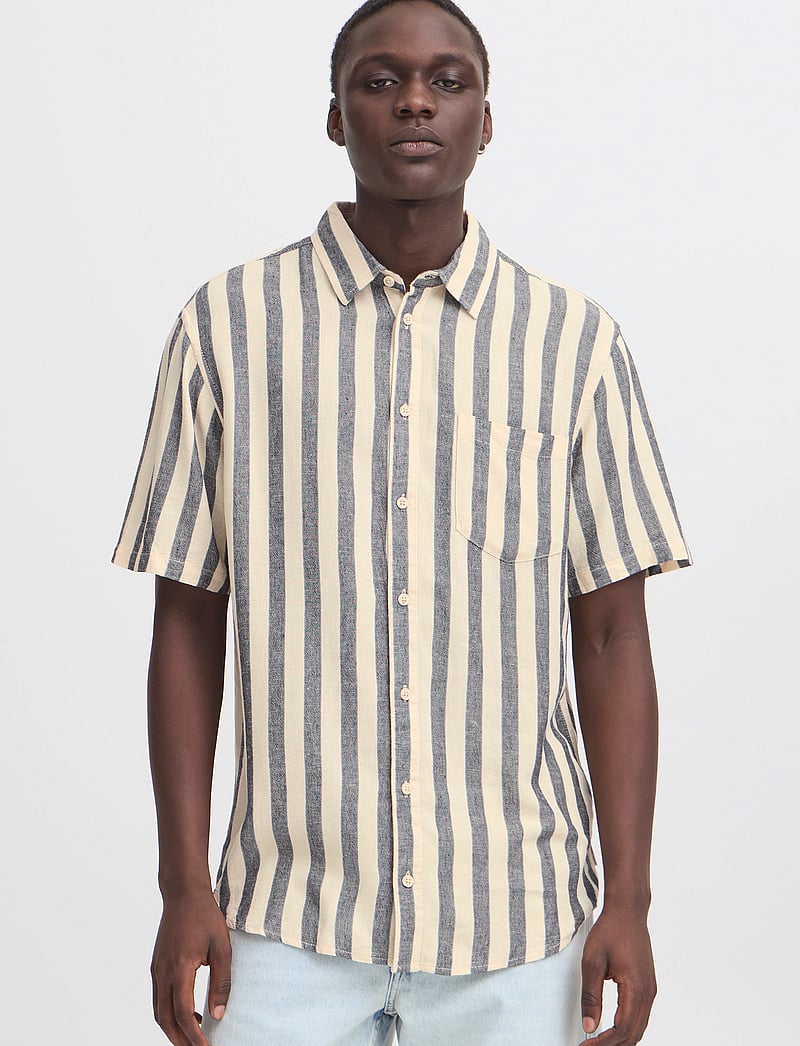 Blend - BHABAN Shirt - leinenhemden - dress blues - 4