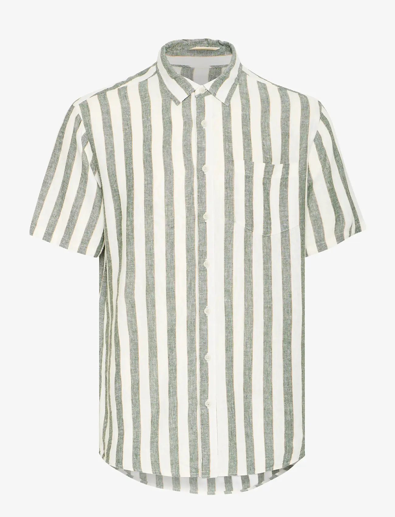 Blend - BHABAN Shirt - linen shirts - duck green - 1