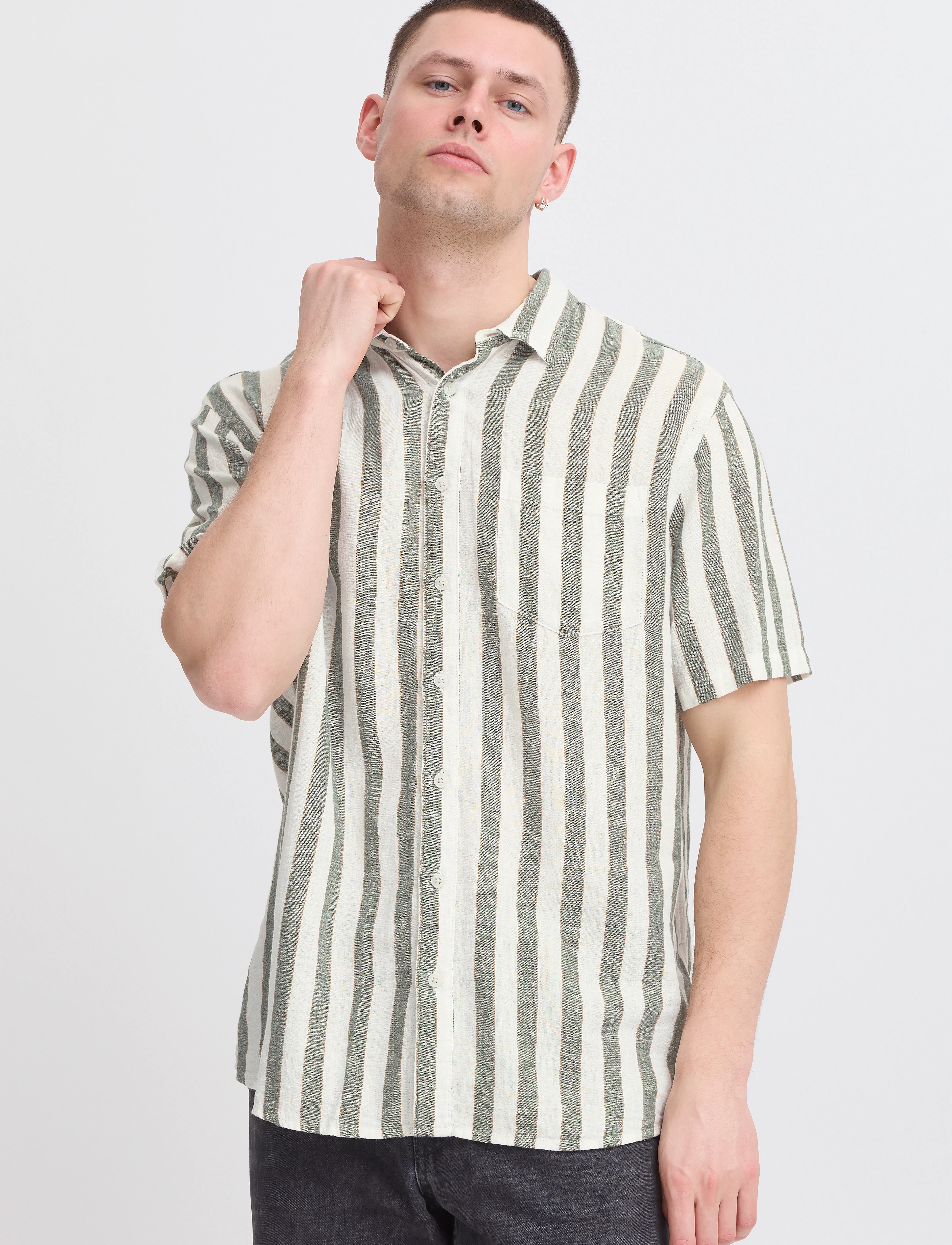 Blend - BHABAN Shirt - laveste priser - duck green - 4