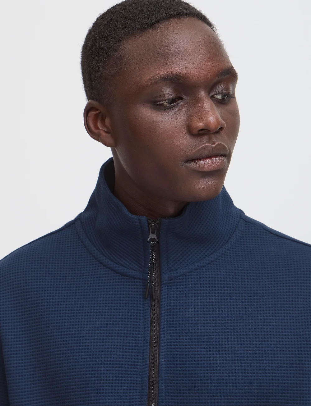 Blend - BHBAI Sweatshirt - half zip jumpers - dress blues - 3