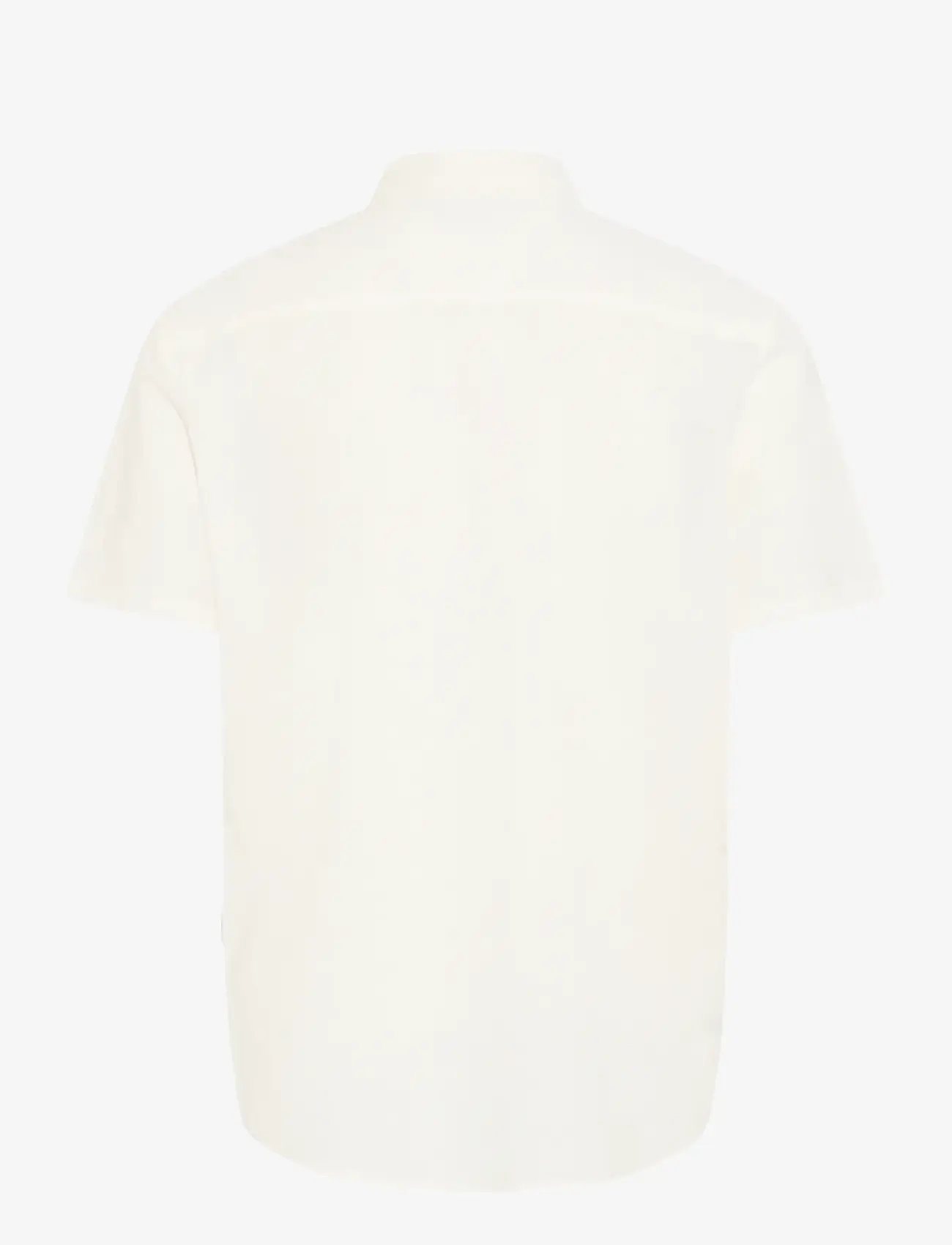 Blend - BHBAY linen SS shirt PP NOOS - hørskjorter - snow white - 2