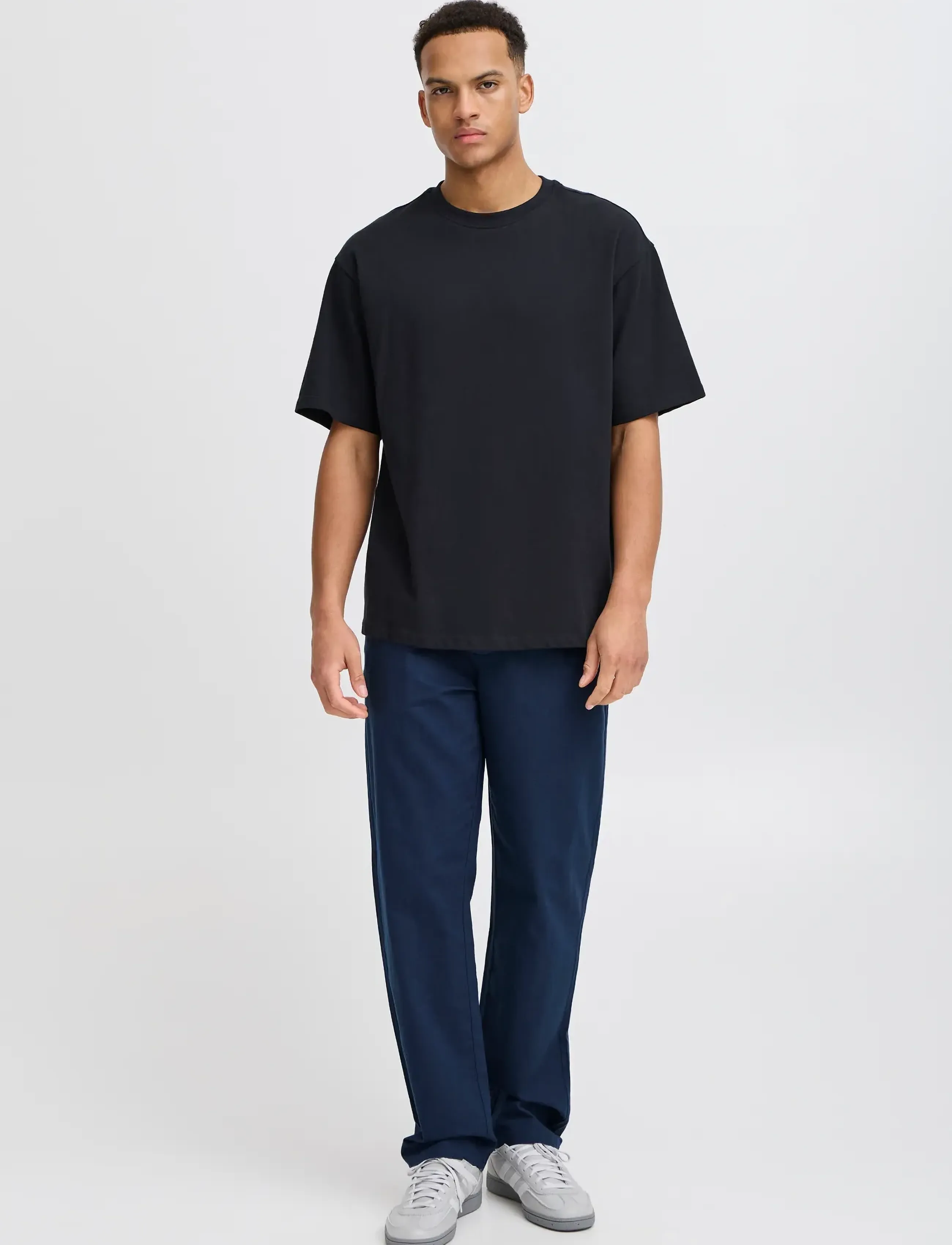 Blend BHBAY linen Pants PP NOOS - Casual - DRESS BLUES / navy