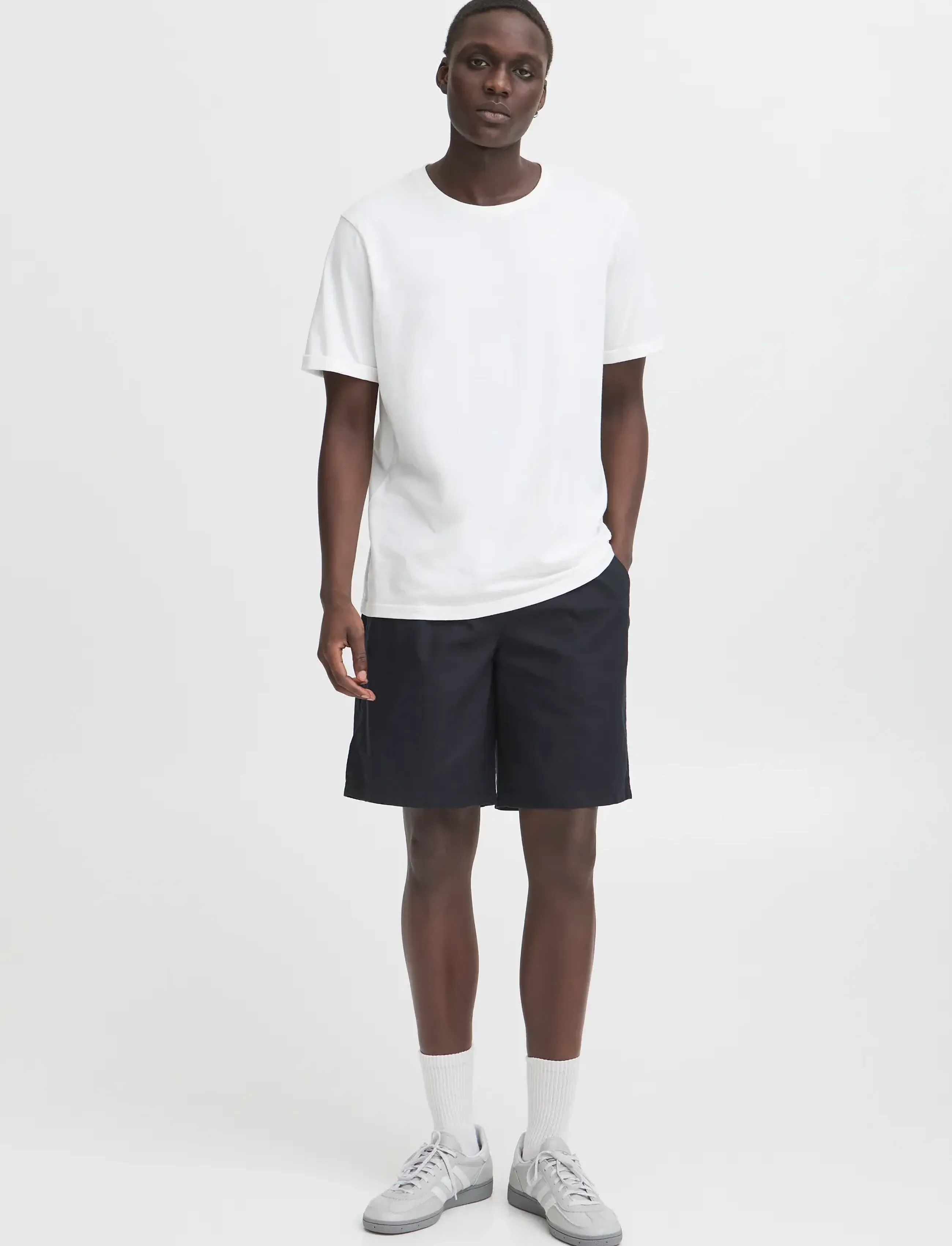 Blend BHBAY linen Shorts PP NOOS - Kollektionen - BLACK / black