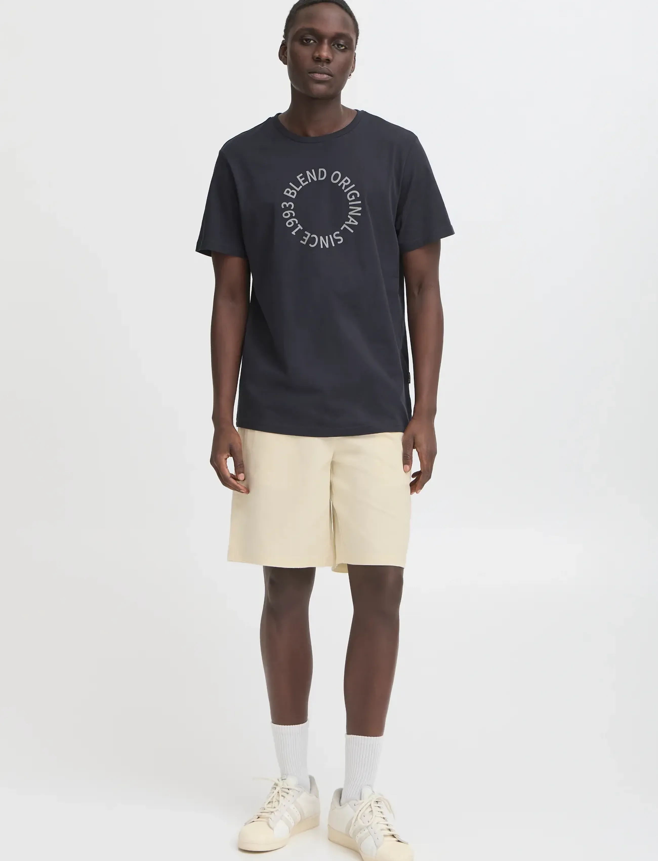 Blend BHBAY linen Shorts PP NOOS - Kollektionen - BLEACHED SAND / beige