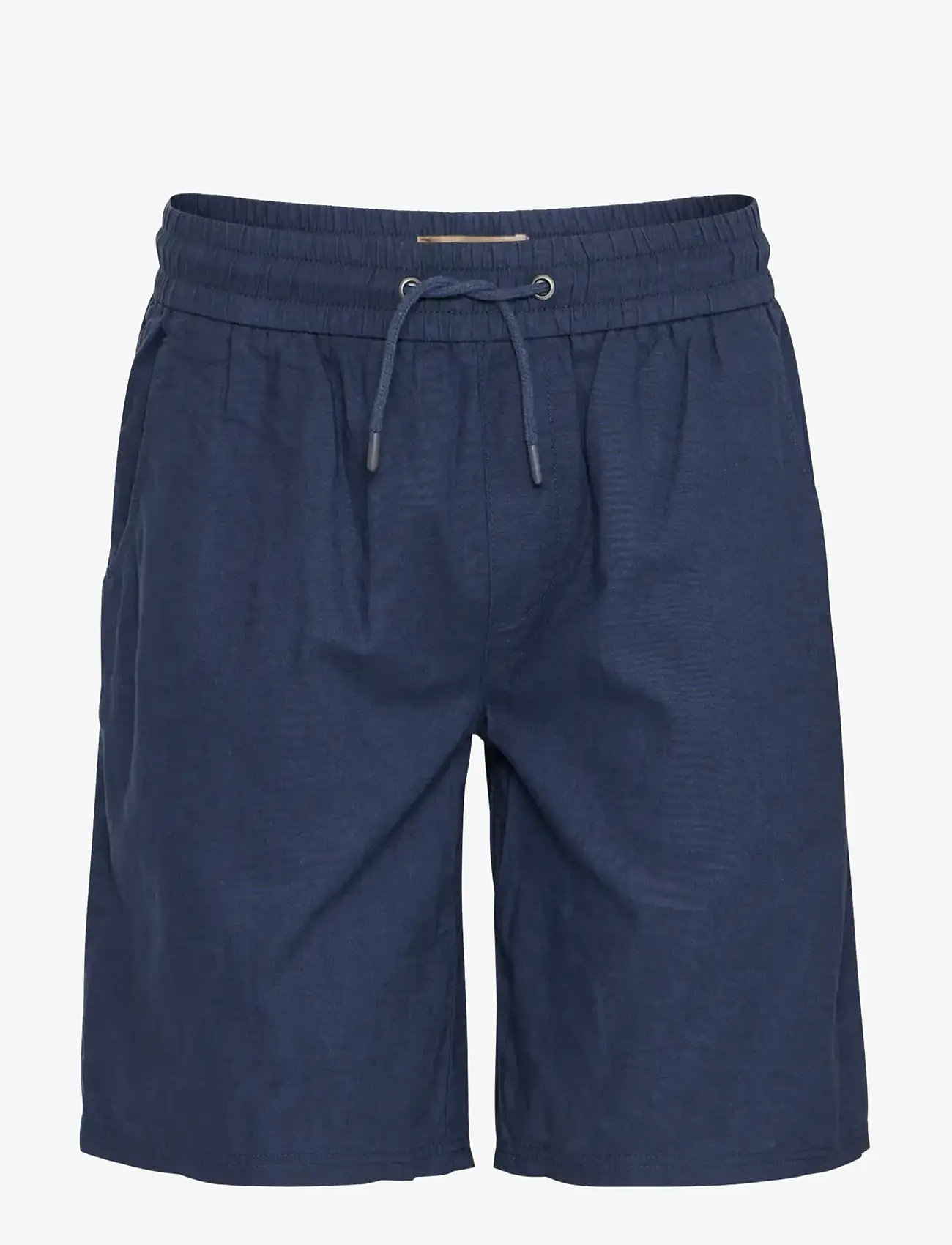 Blend - BHBAY linen Shorts PP NOOS - hørshorts - dress blues - 1