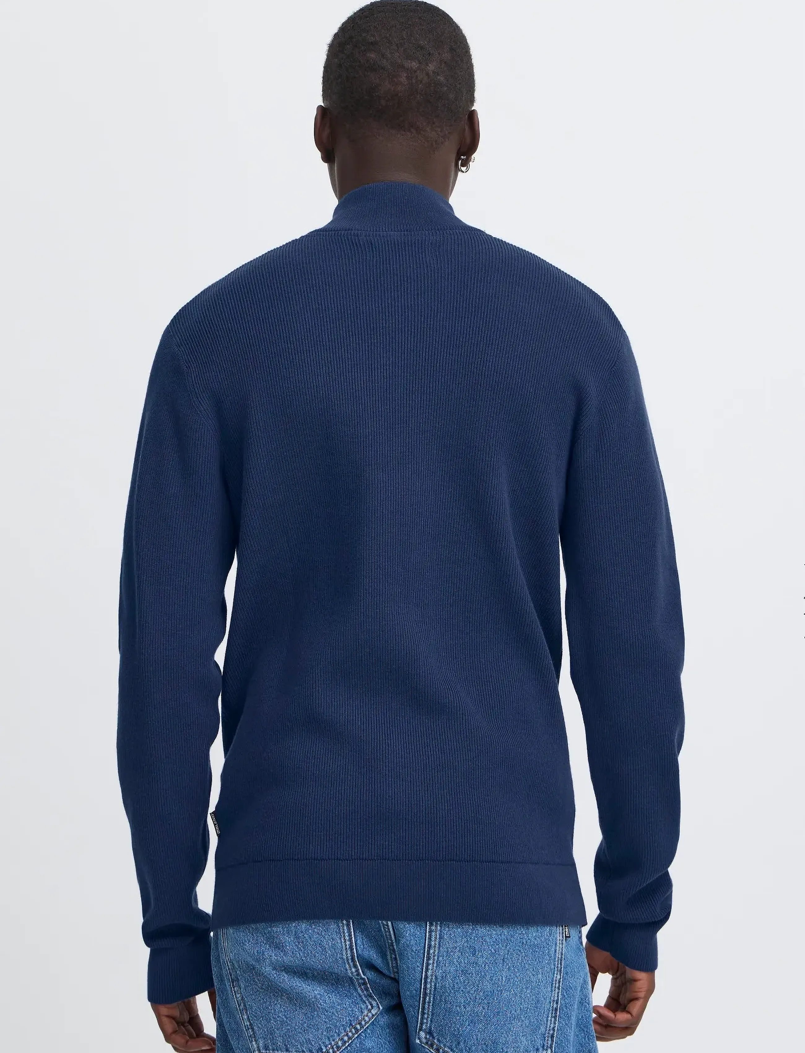 Blend - BHBADAL Pullover - half zip jumpers - dress blues - 3