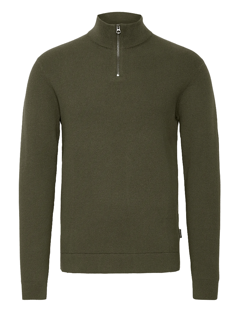 Blend - BHBADAL Pullover - half zip-tröjor - forest night - 1