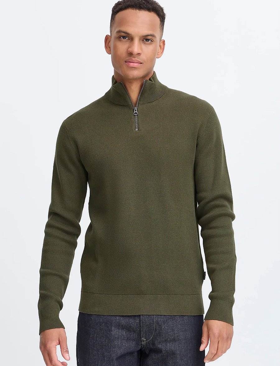 Blend - BHBADAL Pullover - pullover mit halbem reißverschluss - forest night - 4