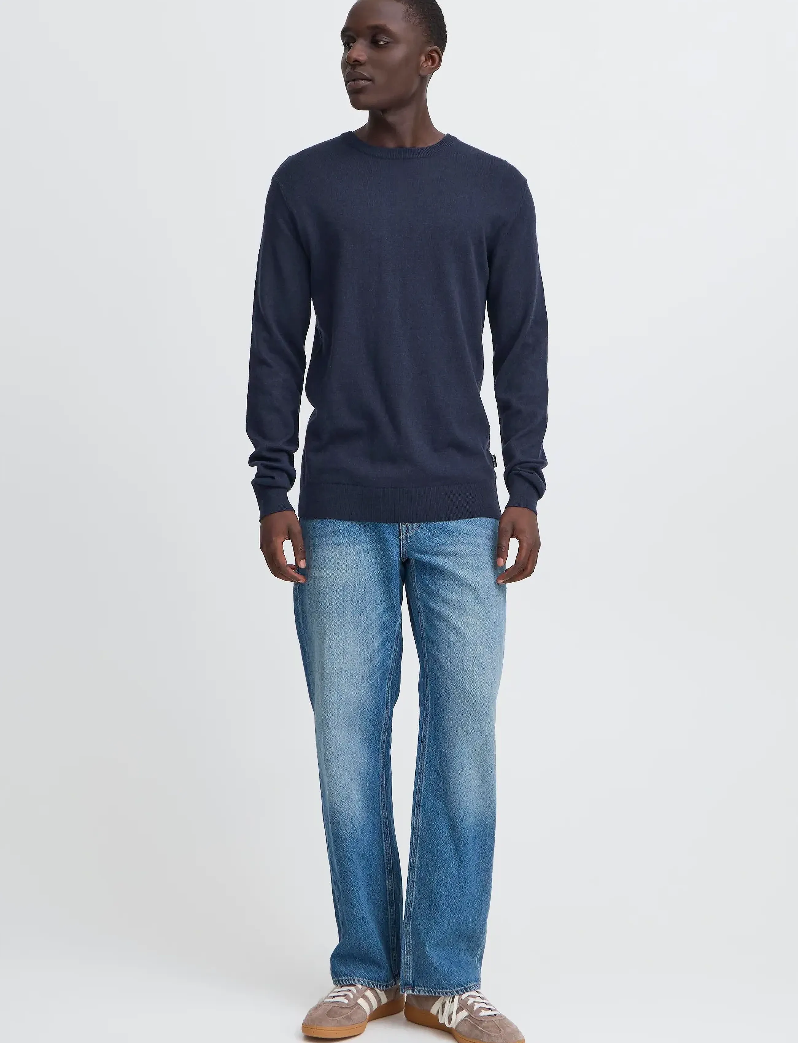 Blend Bhbagge Crew, Mænd, Rundhalset Sweater, Navy, Str: S